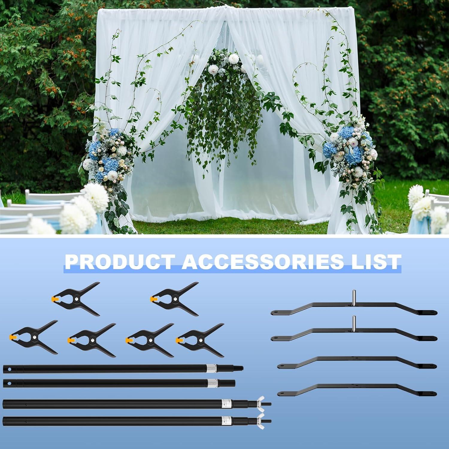 Soporte de Fondo GLOSHOOTING 3.3-8.5m Ajustable con Base Cruzada