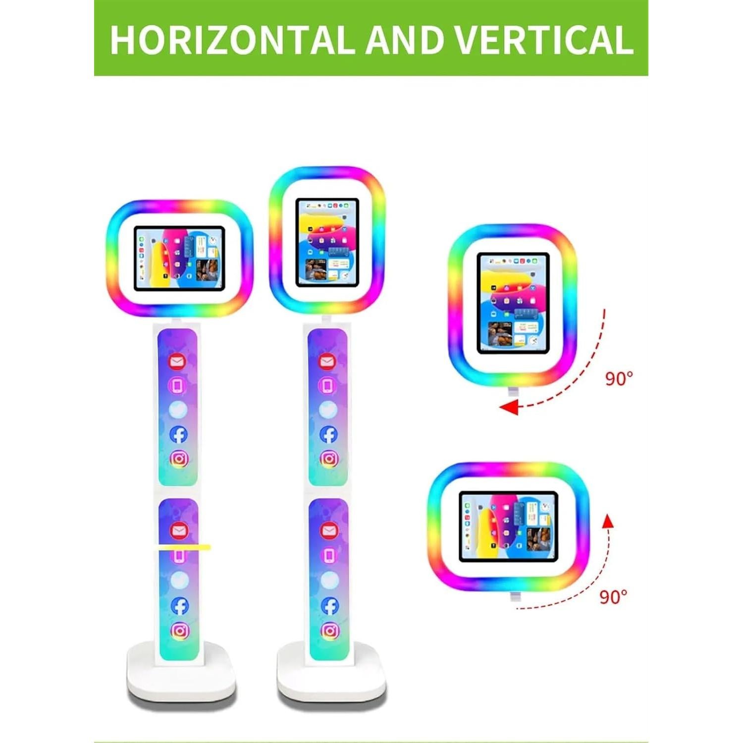 Soporte de Cabina de Fotos Portátil Foranyo para iPad 9.7"