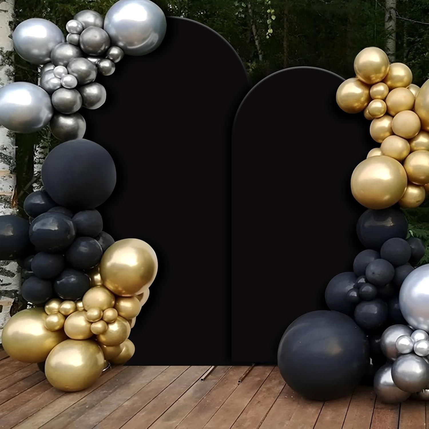 Cubierta de Arco Spandex HICYOO 2 Piezas 2.2m y 1.8m Negra