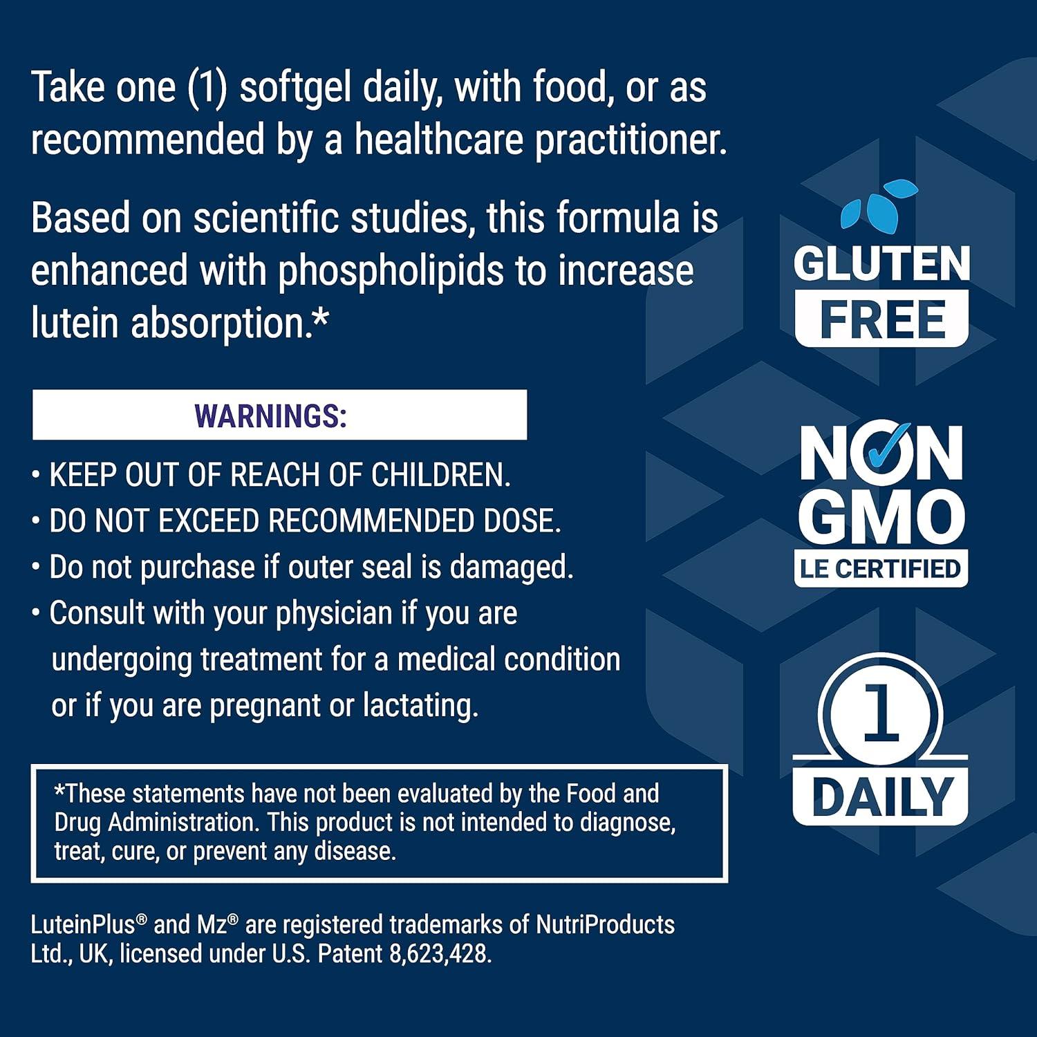 Suplemento Ocular Life Extension MacuGuard 60 Geles Blandos - Luteína, Zeaxantina y Azafrán