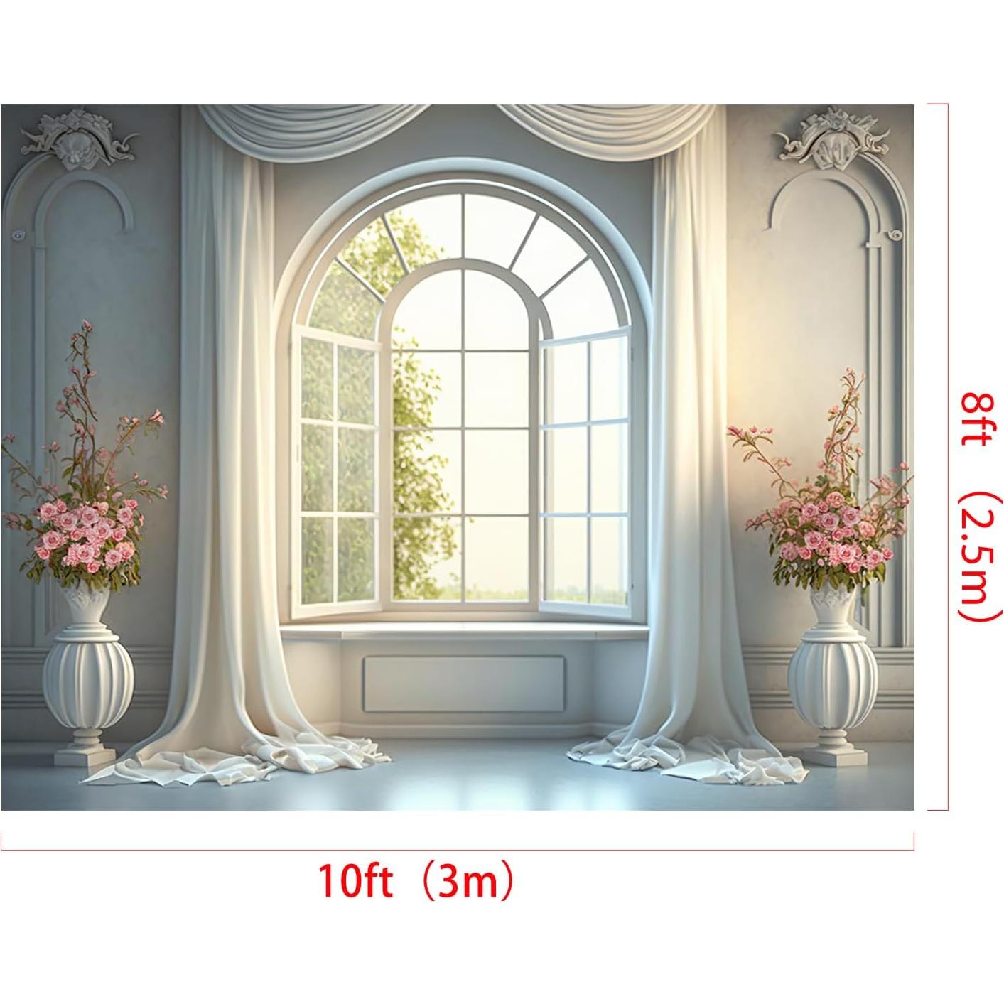 Fondo de Fotografía Kate 3.05x2.44m Blanco Castillo