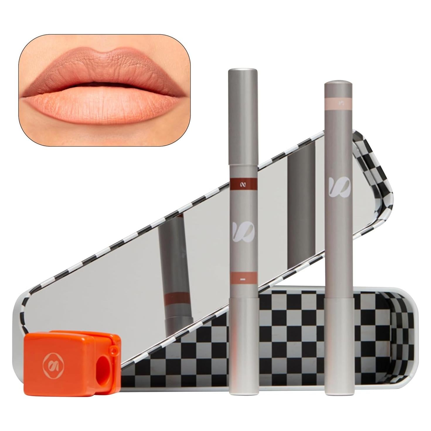 Kit de Maquillaje Vegano 5 en 1 SARELLY | Labial y Espejo