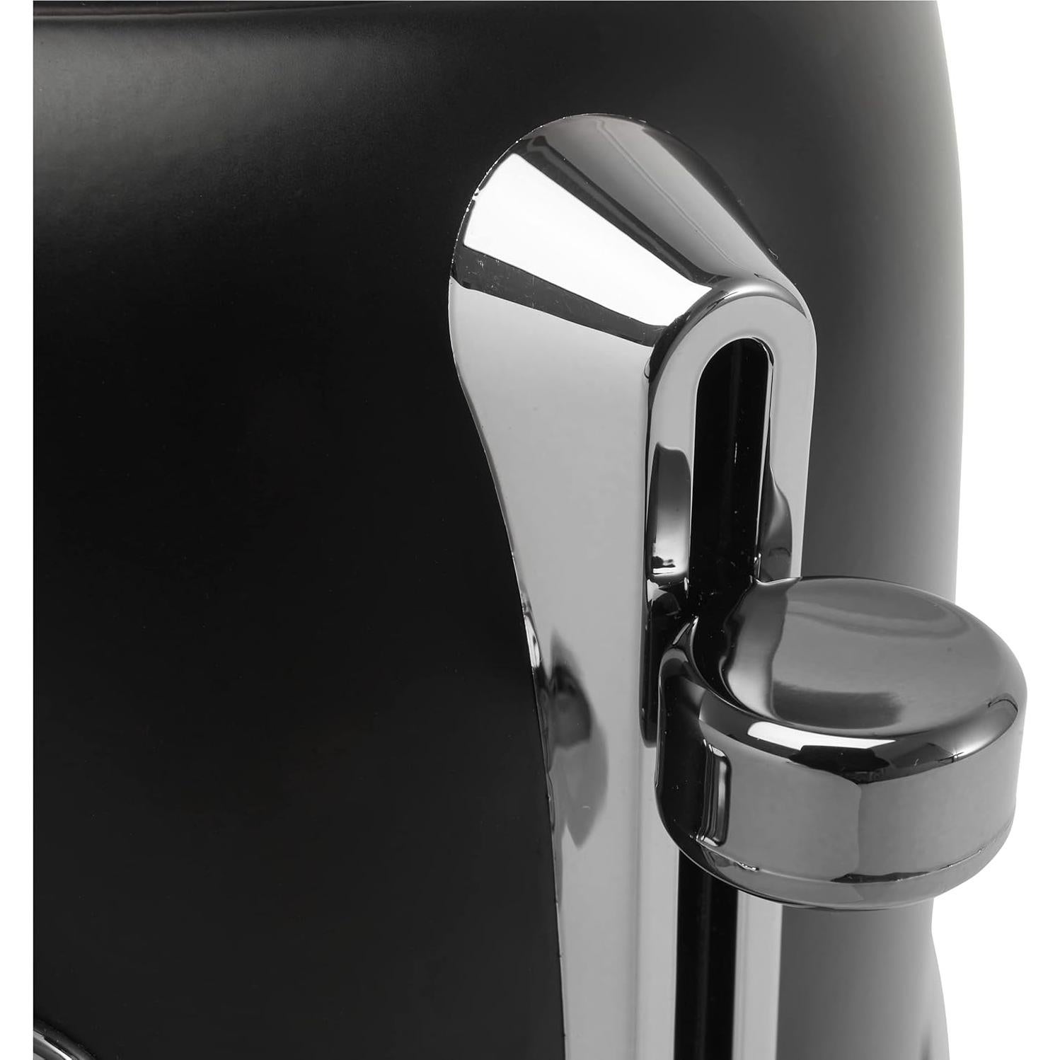 Tostadora Haden Heritage 2 Rebanadas Acero Inoxidable Negro