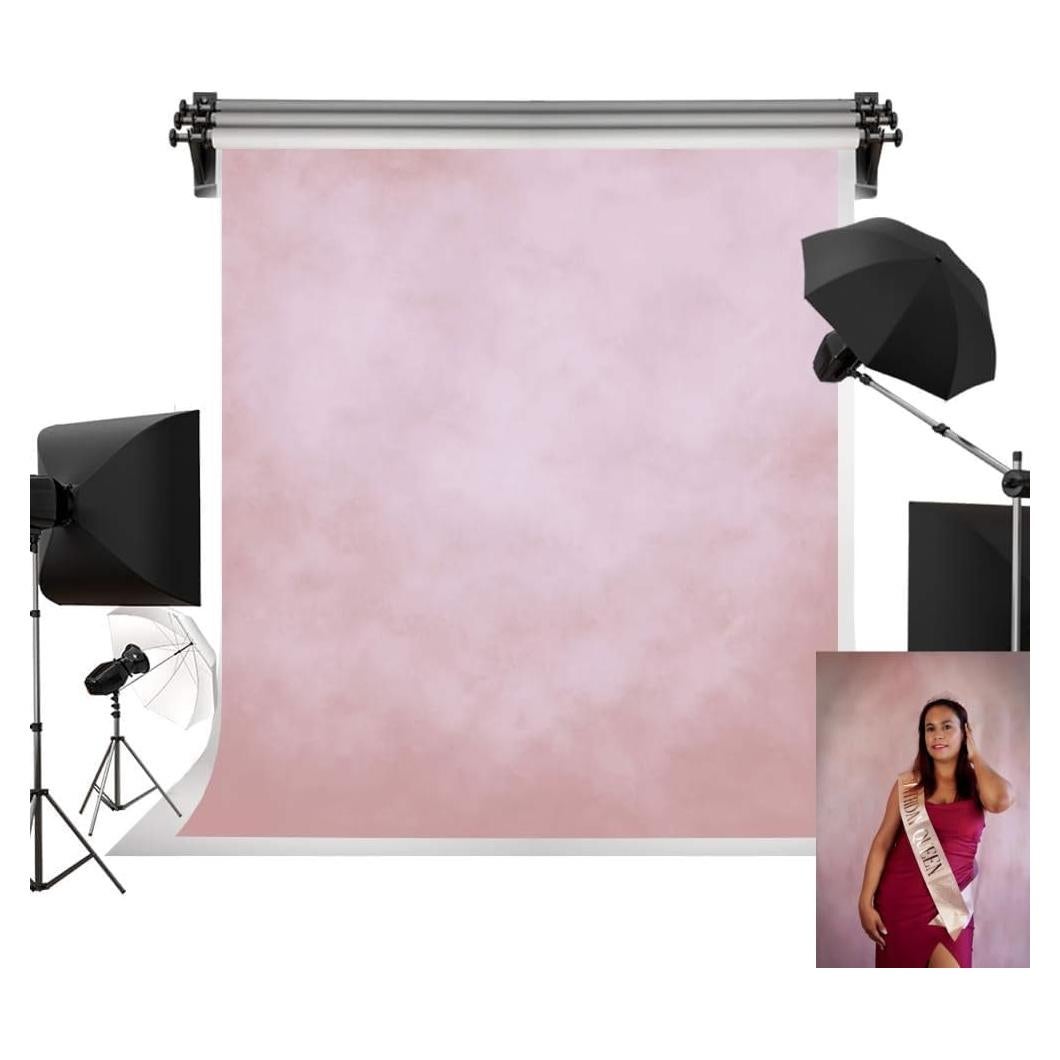 Fondo Fotográfico Rosa Profesional Kate 1.5m x 2.2m Microfibra