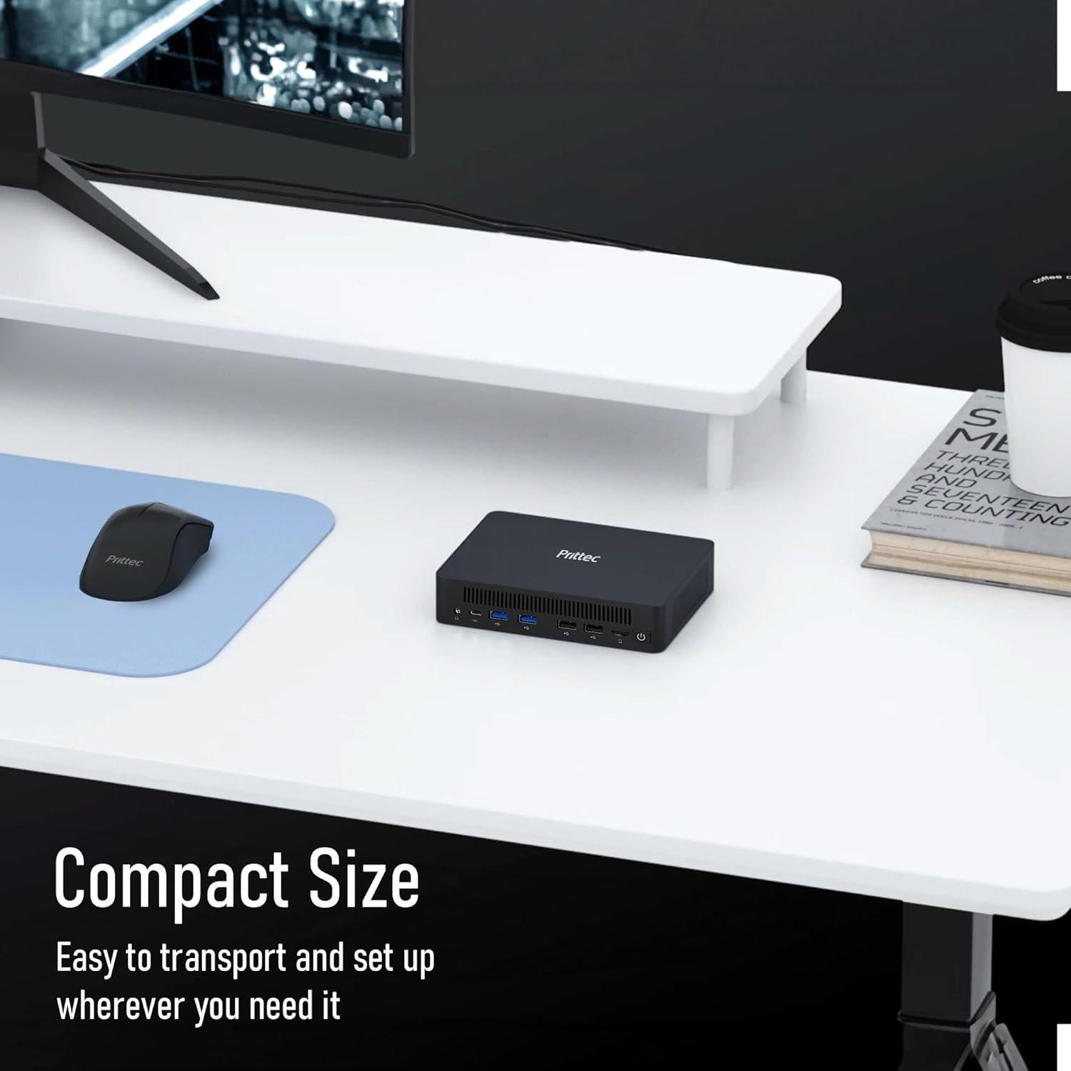 Mini PC Prittec F9, Intel i5-13420H, 16GB RAM, 512GB SSD