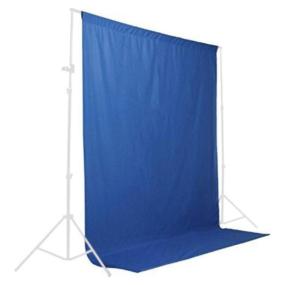 Fondo de Muselina StudioFX 100% Algodón Azul 3.05m x 3.05m