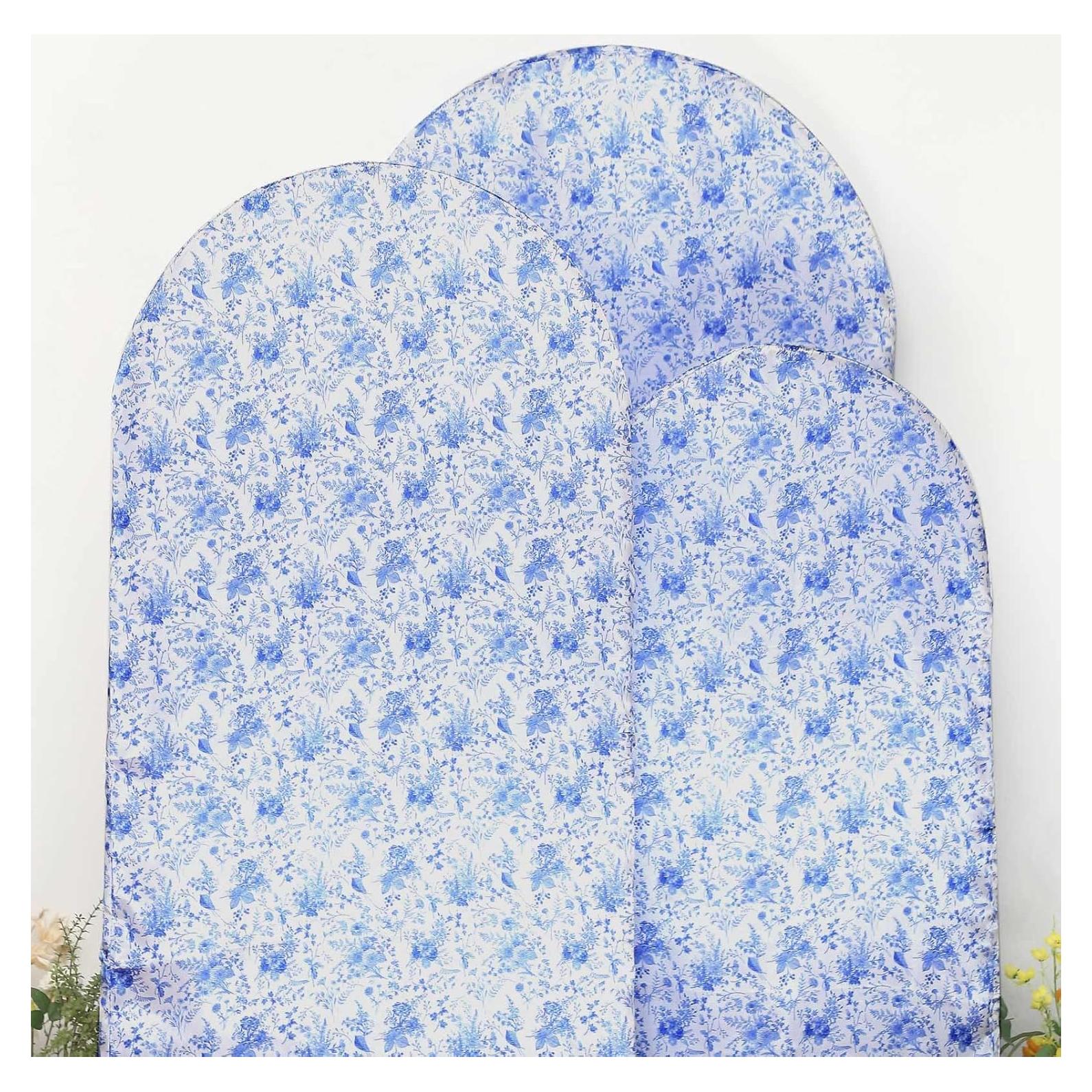 Set de 3 Fundas de Soporte de Fondo Satinadas Chiara - Eucalipto