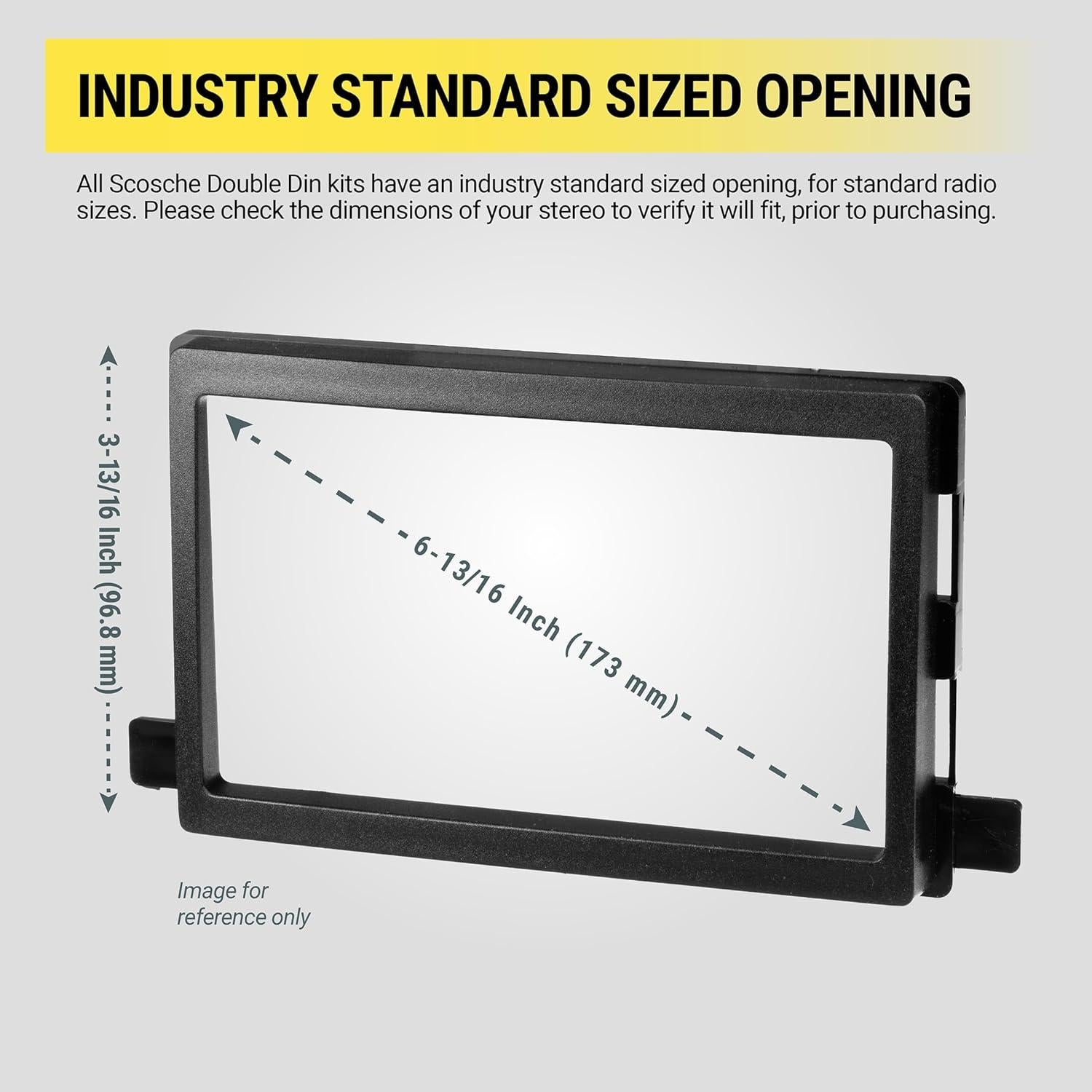 Kit de Instalación Doble DIN Scosche FD6200B para Ford Focus 2012-14