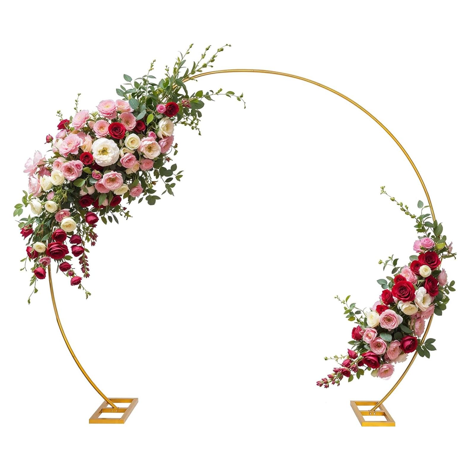 Arco de Boda Liacere 2.13x2.44M Metal Dorado Decoración