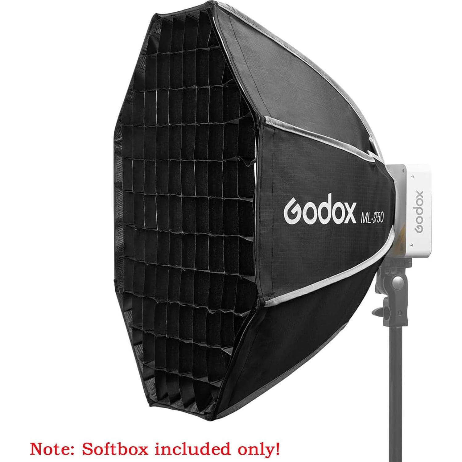 Softbox Octagonal Godox ML-SF50 50cm para Luz LED ML100Bi