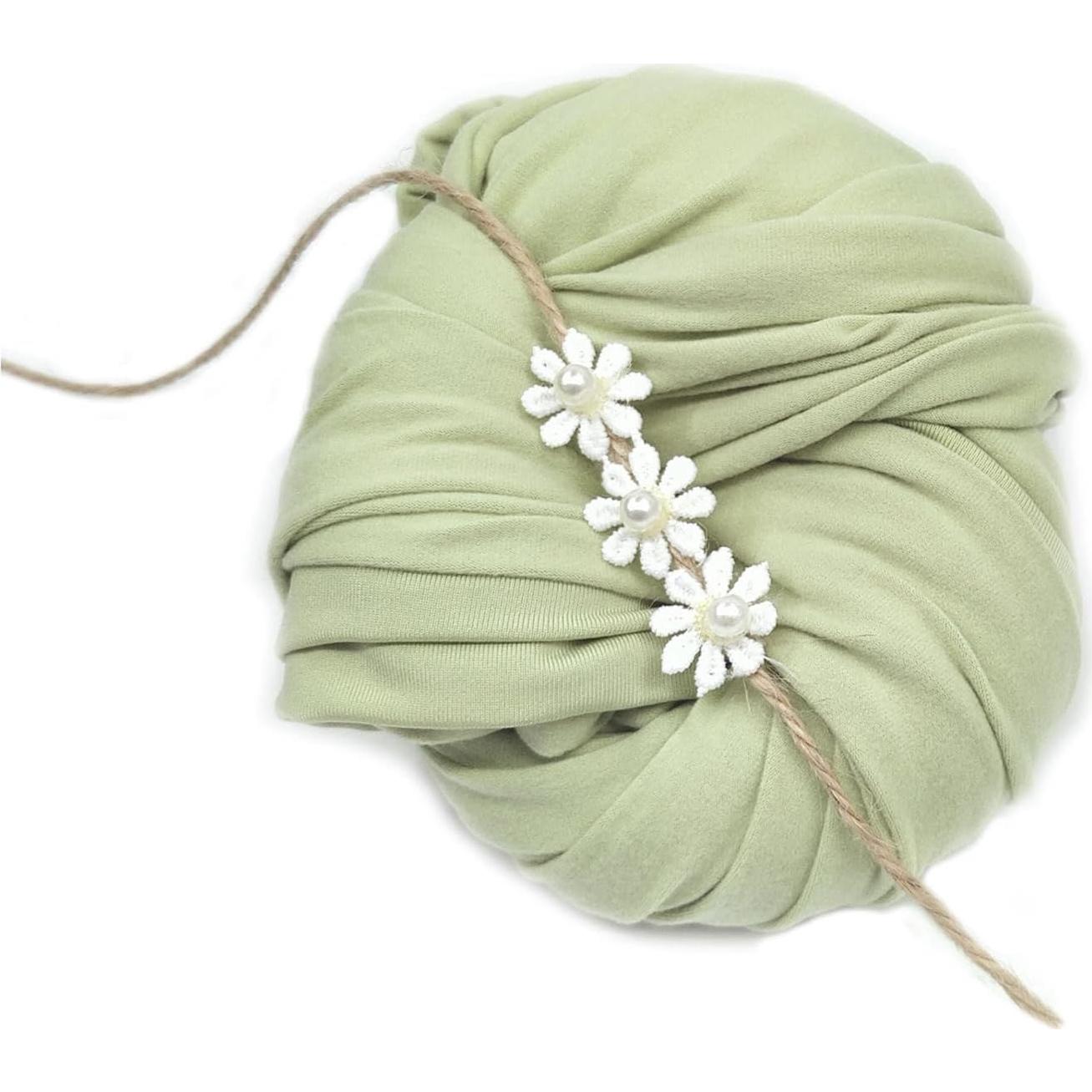 Envoltura Elástica y Fondo para Fotografía de Recién Nacidos Orraphtstu 150x160 cm