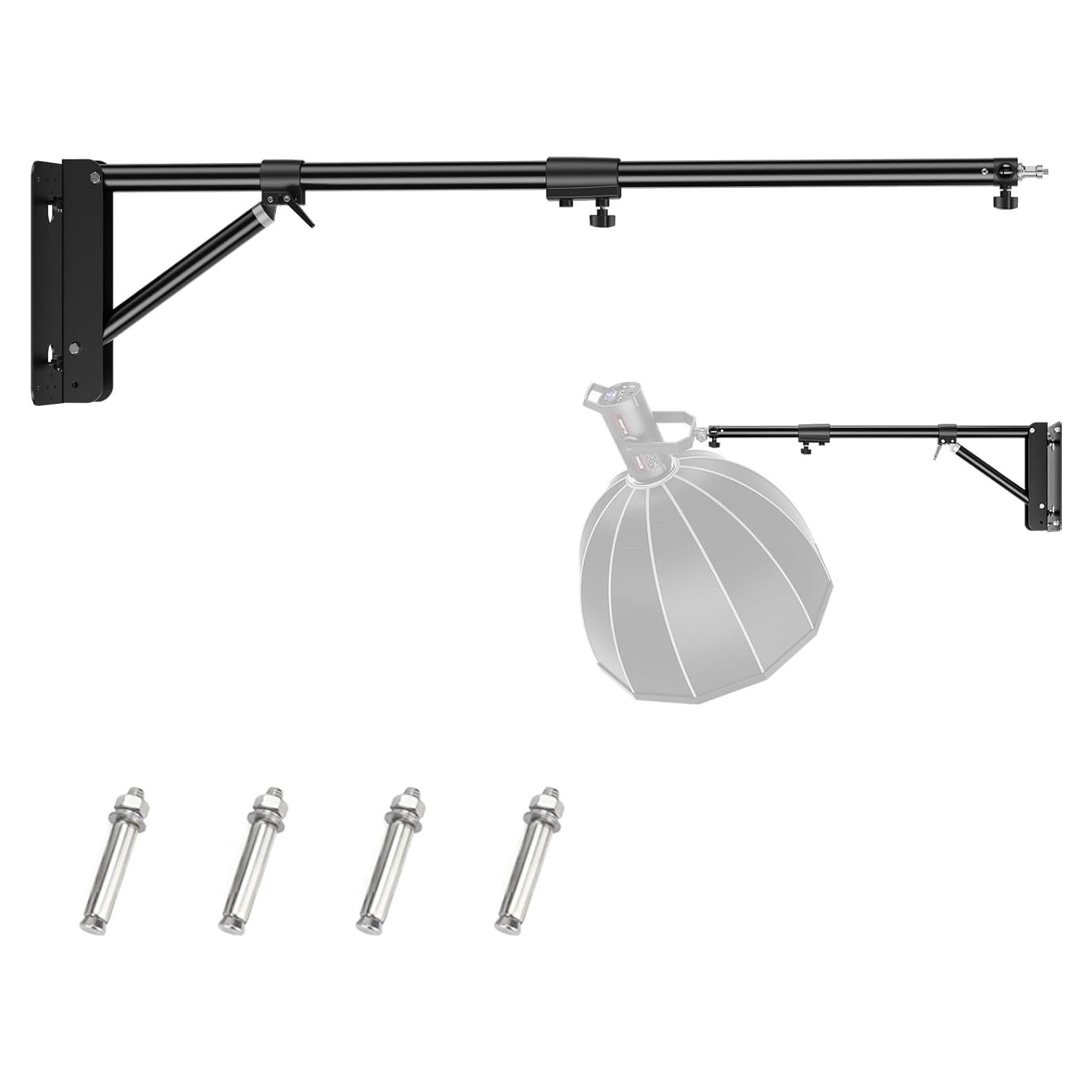 Soporte de Luz de Montaje en Pared BEIYANG 130 cm Ajustable