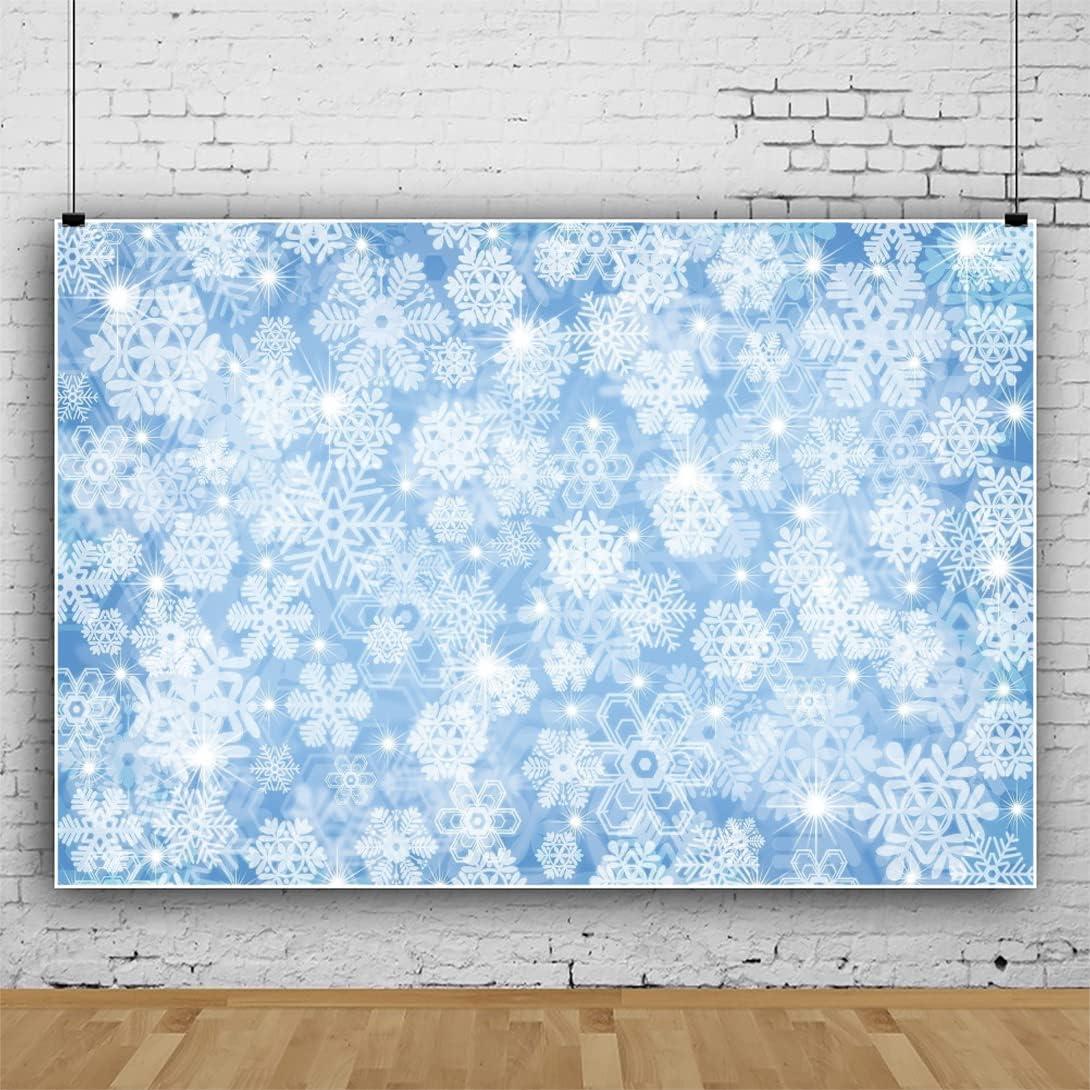 Fondo de Fotografía Vinilo Yeele 2.2x1.5m Copo de Nieve