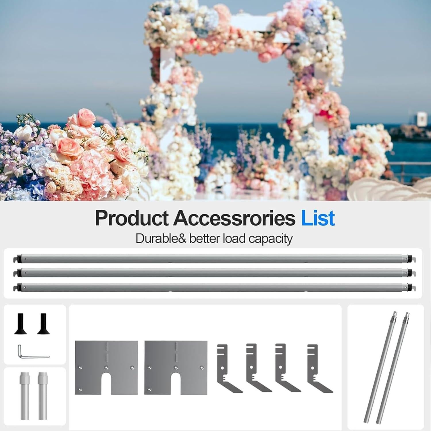 Soporte de Fondo Ajustable GLOSHOOTING 2.62x3.05m para Fotografía