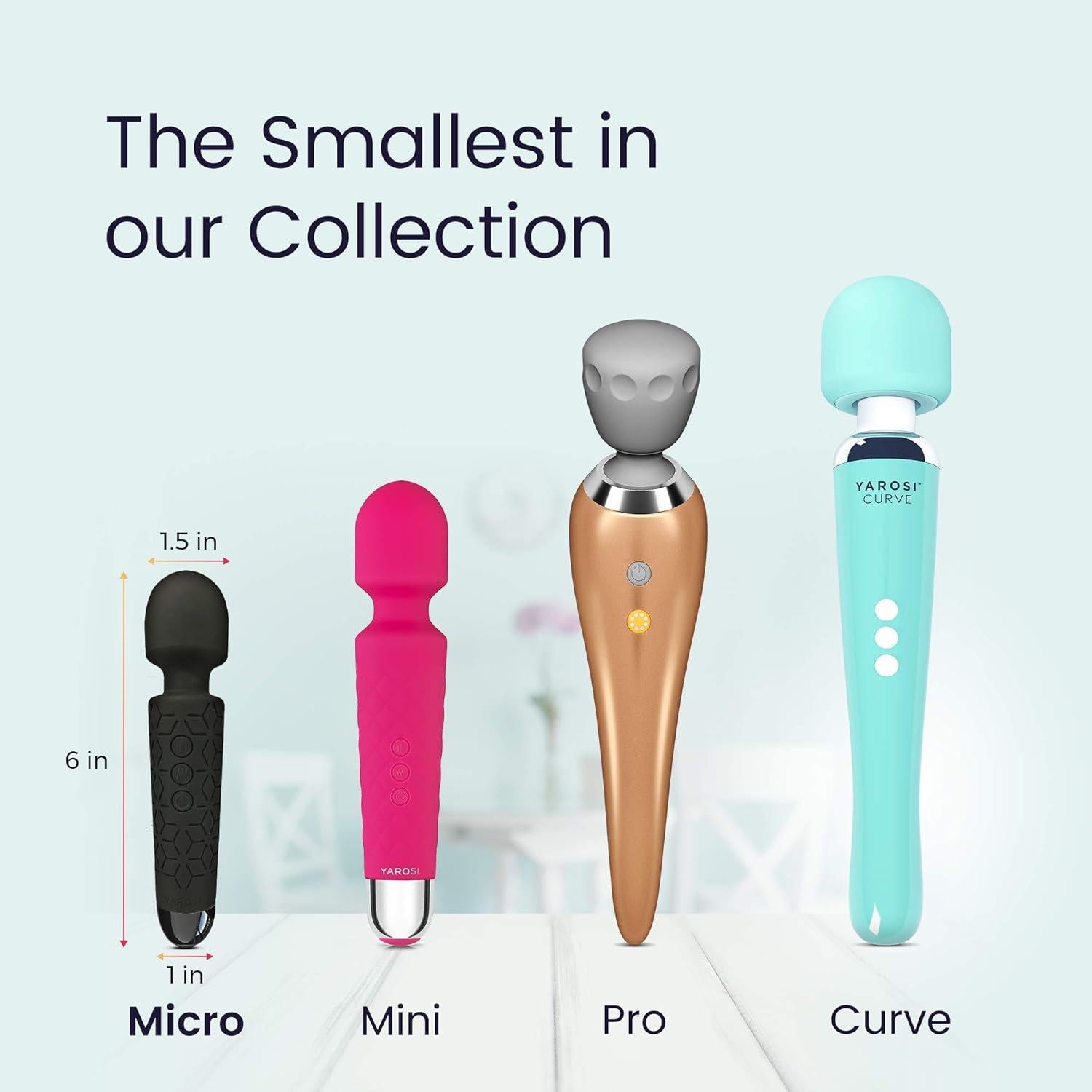 Masajeador Micro Yarosi Inalámbrico para Alivio Muscular