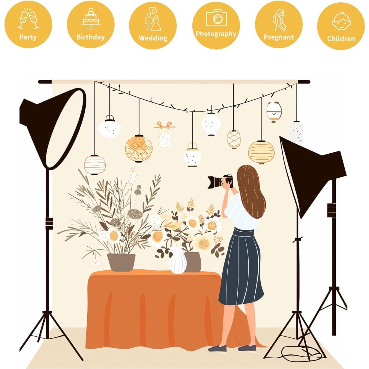 Fondo de Fotografía Kate Azul Abstracto 1.5x2.2m Microfibra