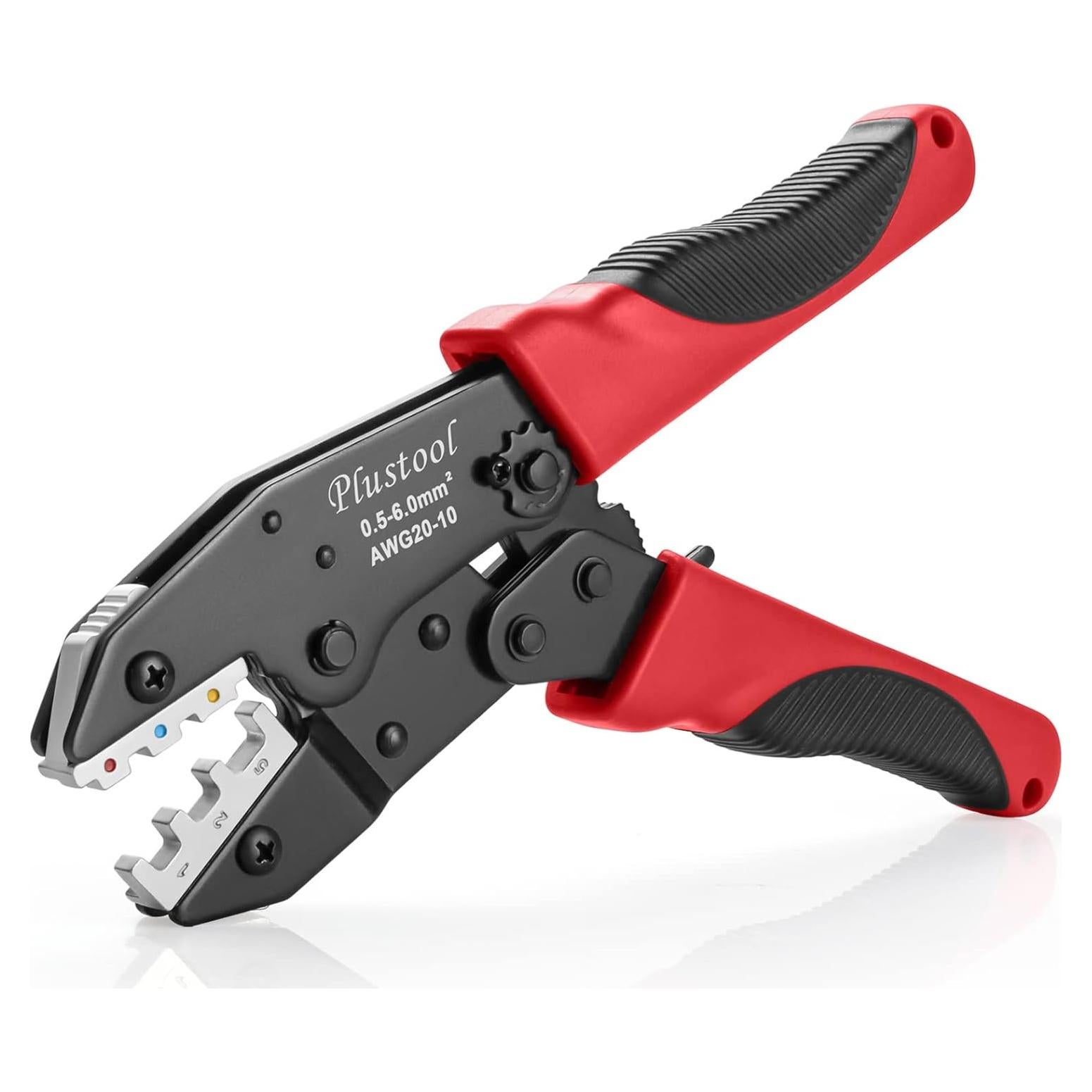 Crimpadora Plustool para Conectores Termorretráctil AWG22-10