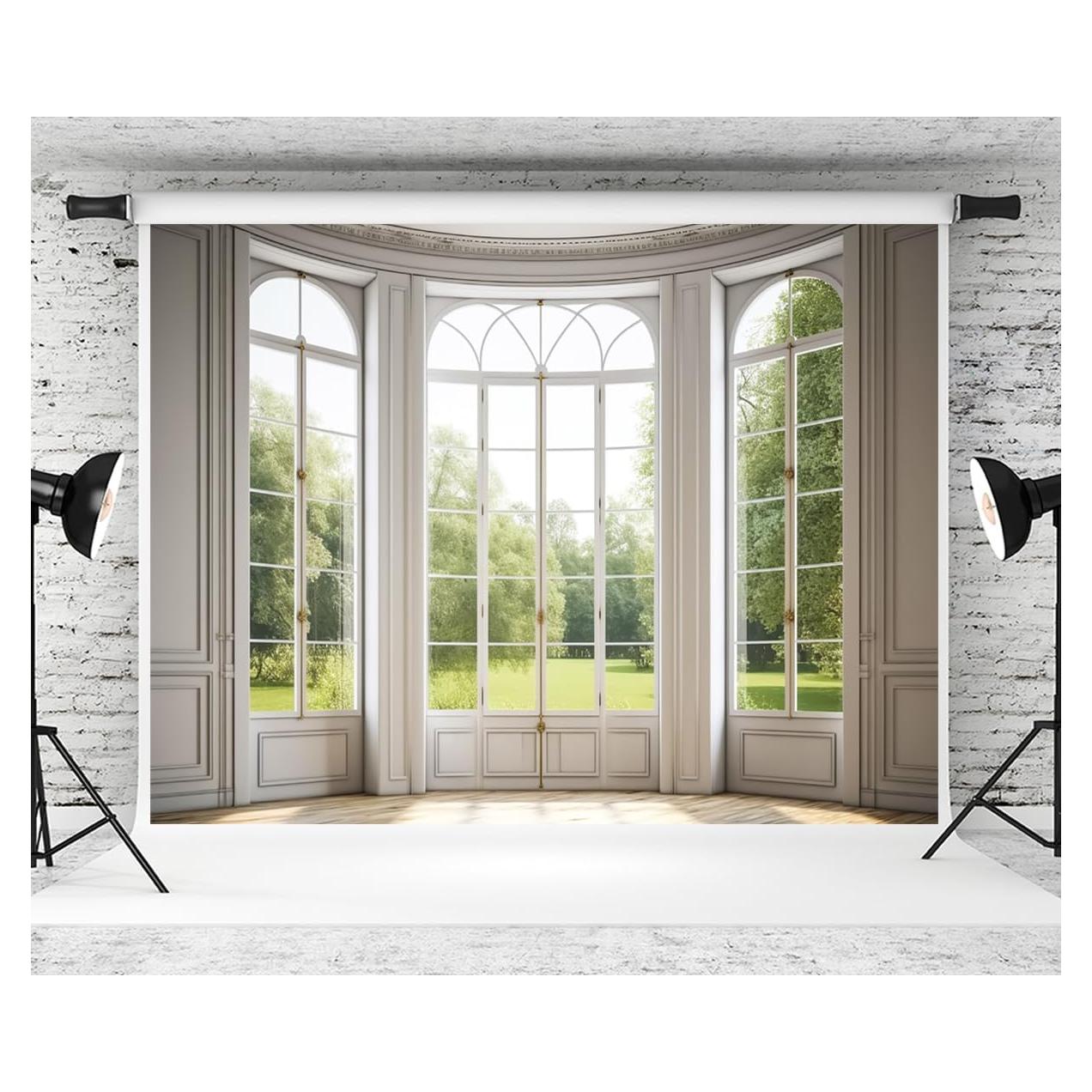 Fondo de Fotografía Kate 300x200cm Microfibra Árboles