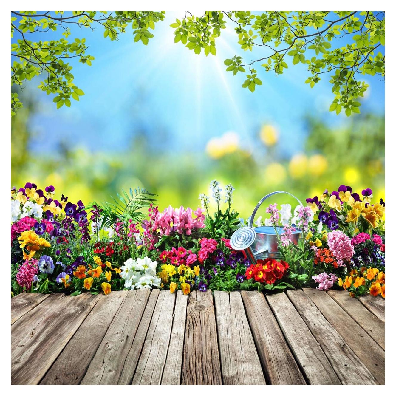 Fondo Fotográfico SJOLOON Flores Primavera 3x3m