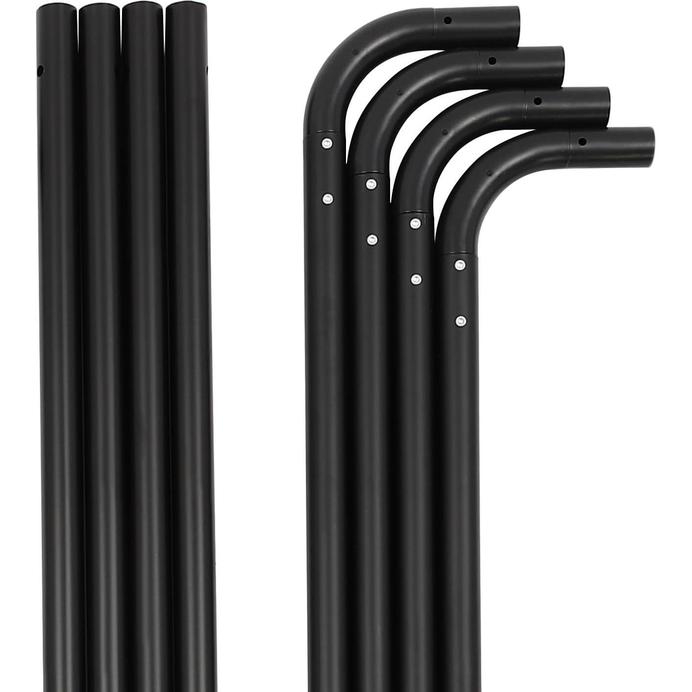 Kit de fondo fotográfico blanco 2.4x4m con soporte ajustable