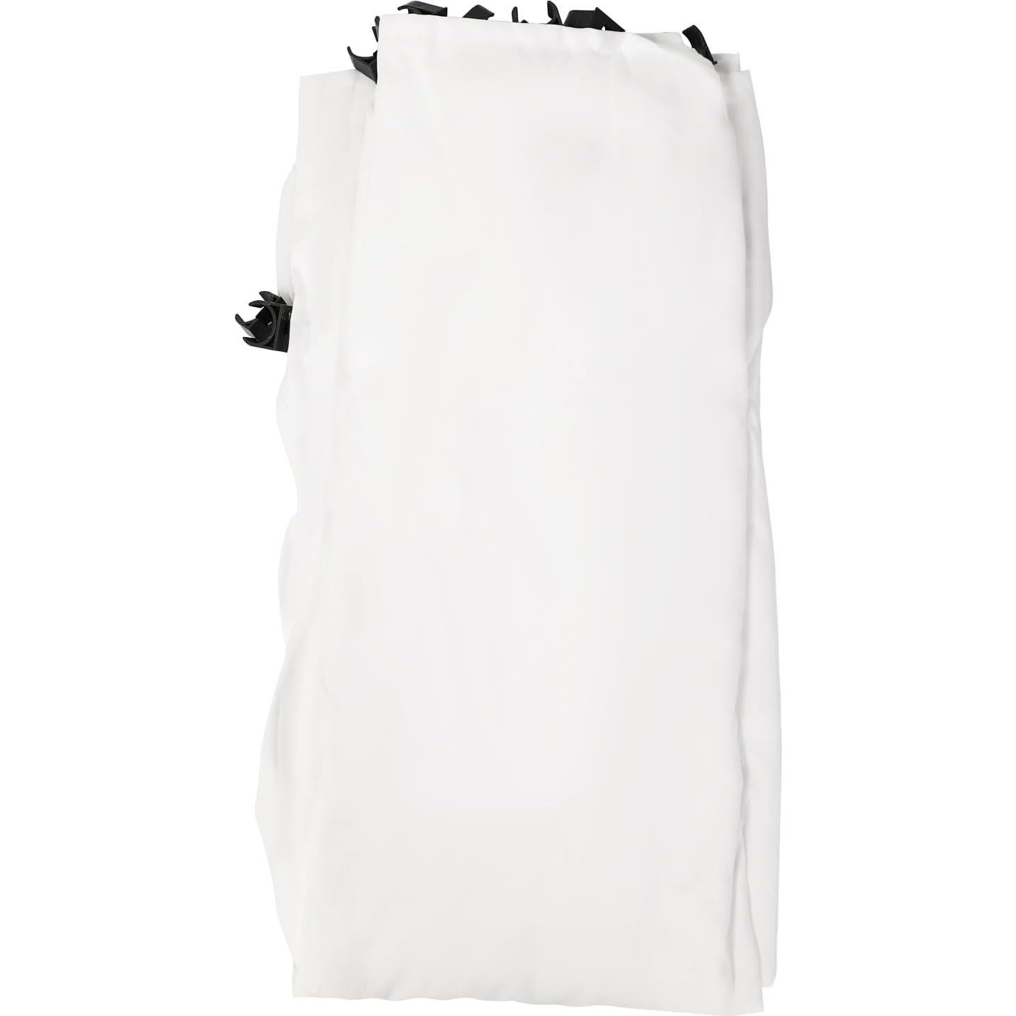 Kit de fondo fotográfico blanco 2.4x4m con soporte ajustable