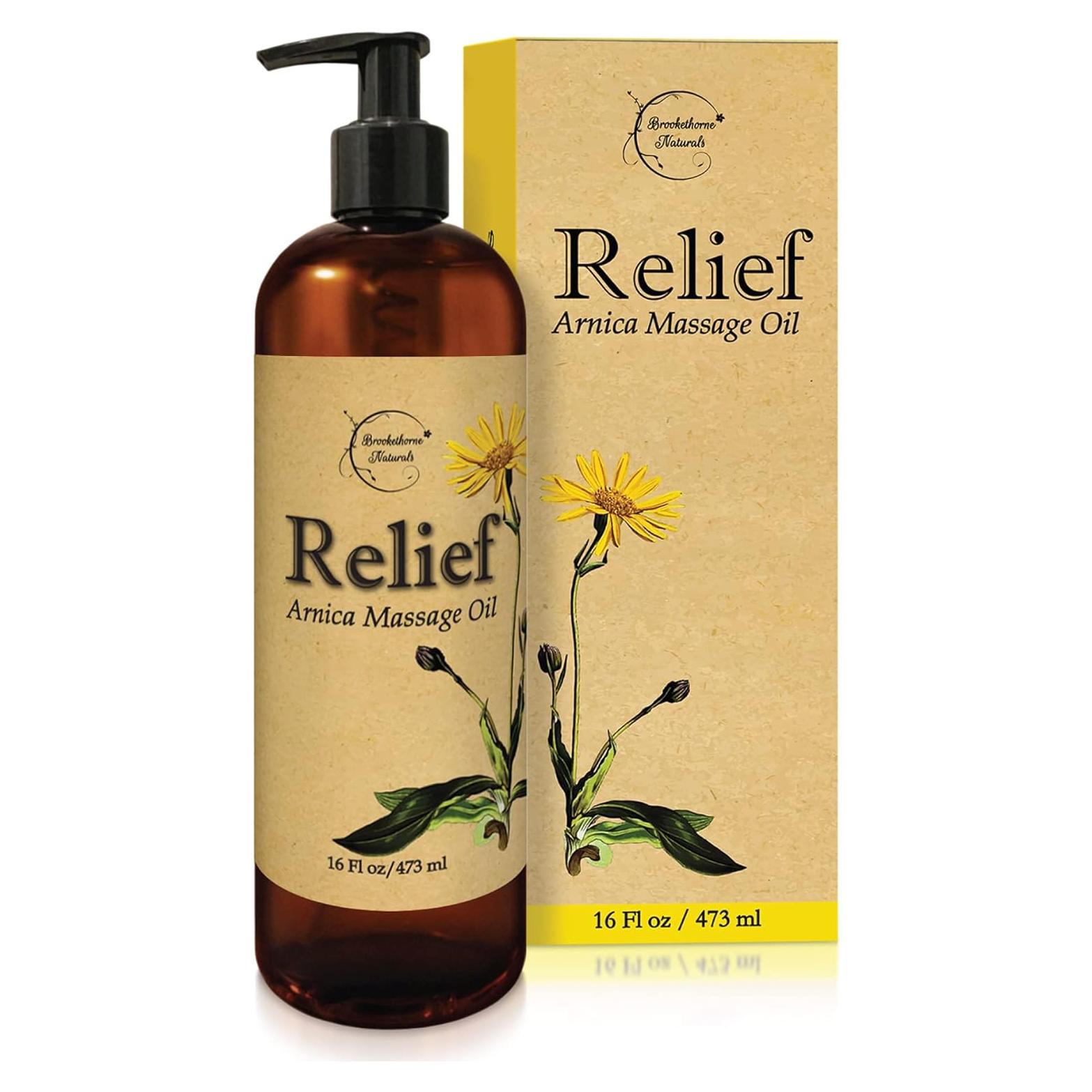 Aceite de Masaje Arnica Relief 473ml Natural para Alivio
