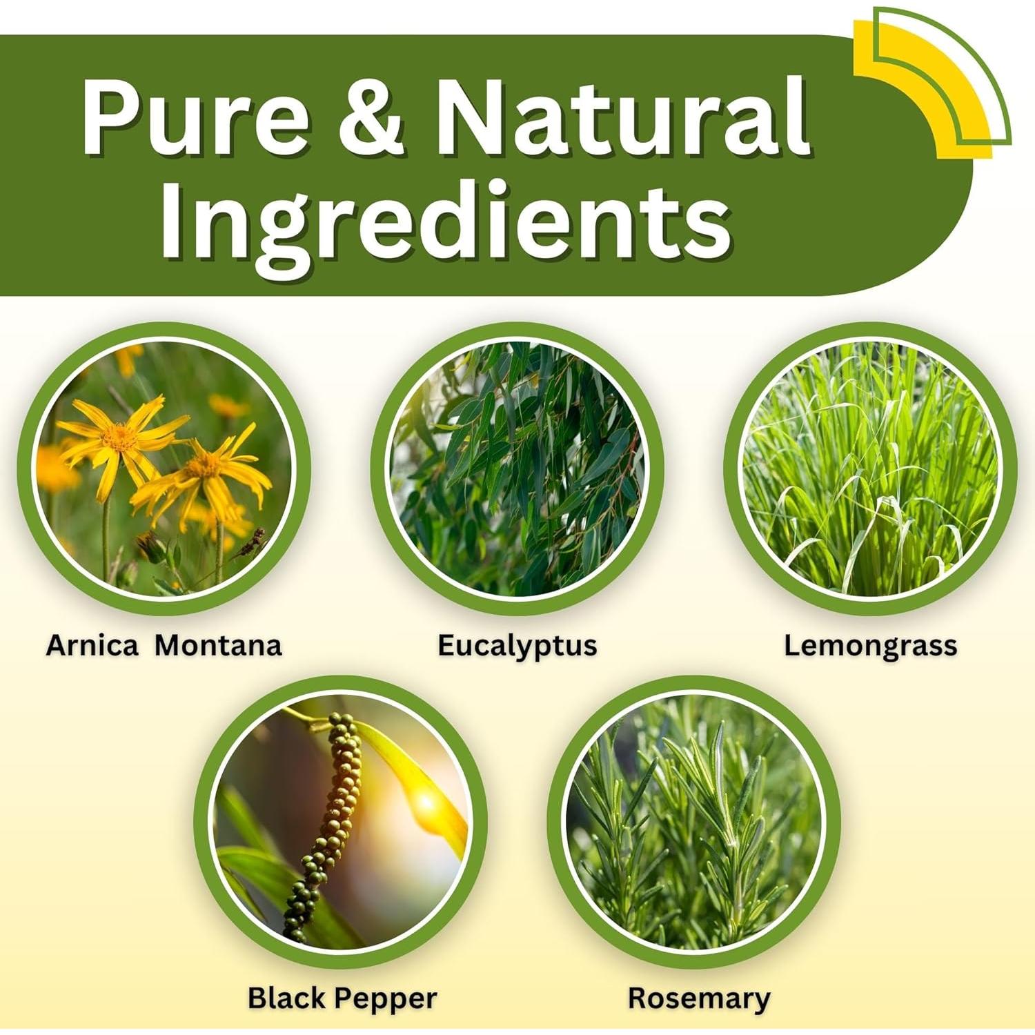 Aceite de Masaje Arnica Relief 473ml Natural para Alivio