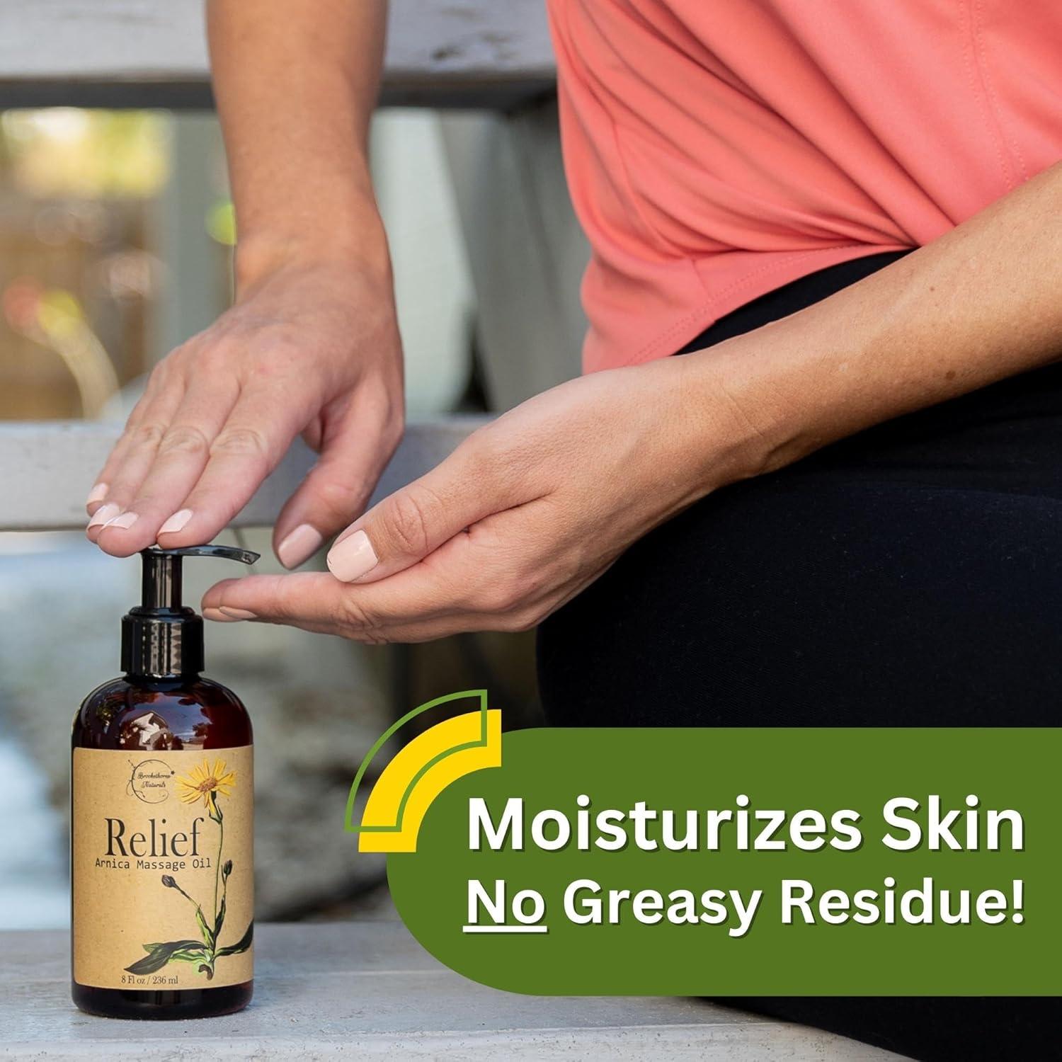 Aceite de Masaje Arnica Relief 473ml Natural para Alivio