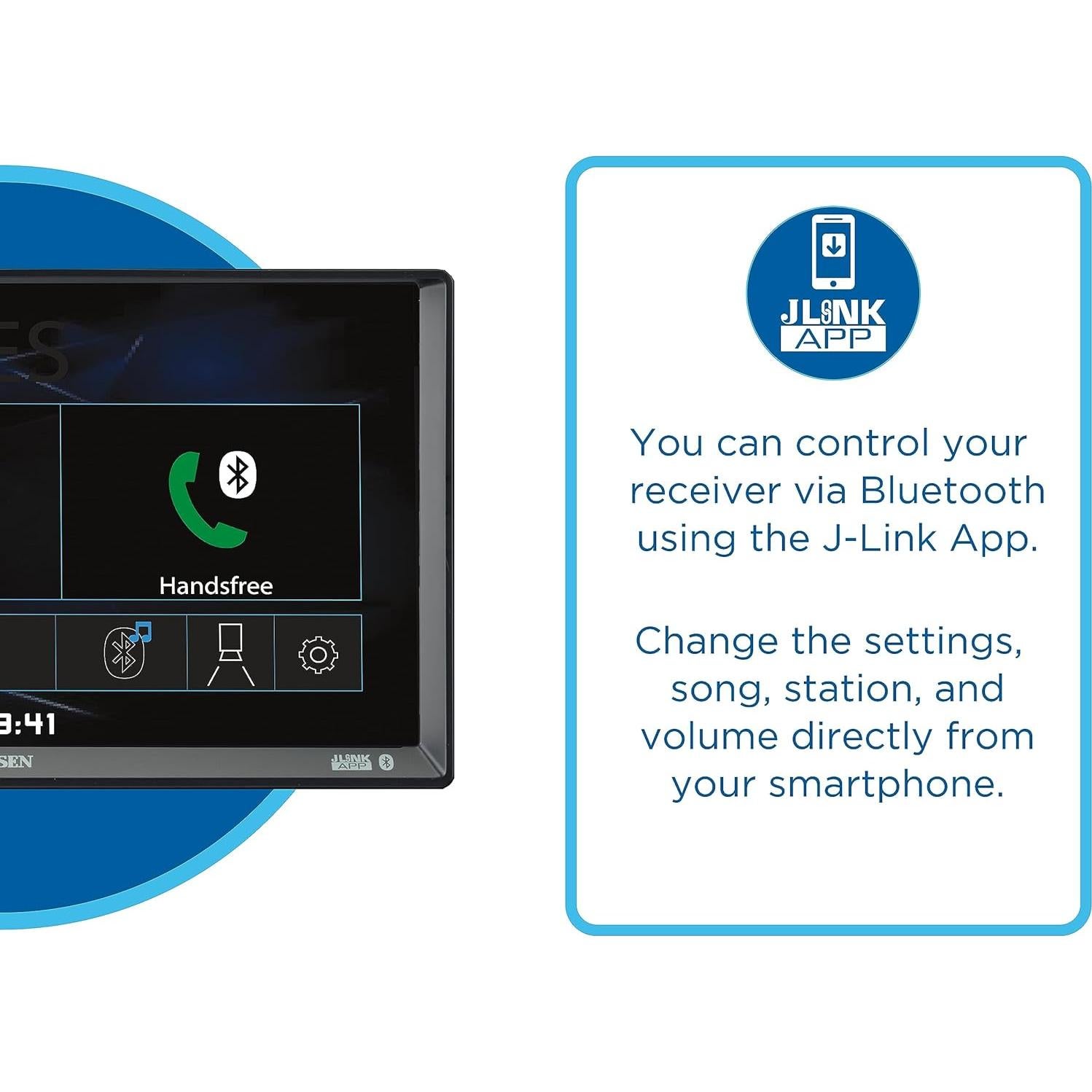 Estéreo de Coche Jensen CMR270 Pantalla Táctil 7" Bluetooth