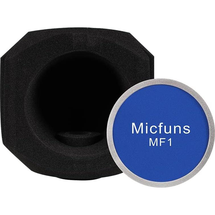 Filtro Antiviento para Micrófono Profesional - Espuma Acústica 4.5-6 cm