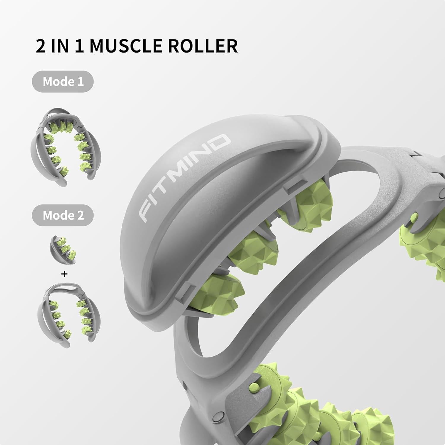 Rodillo de Masaje FITMIND para Alivio Muscular y Celulitis