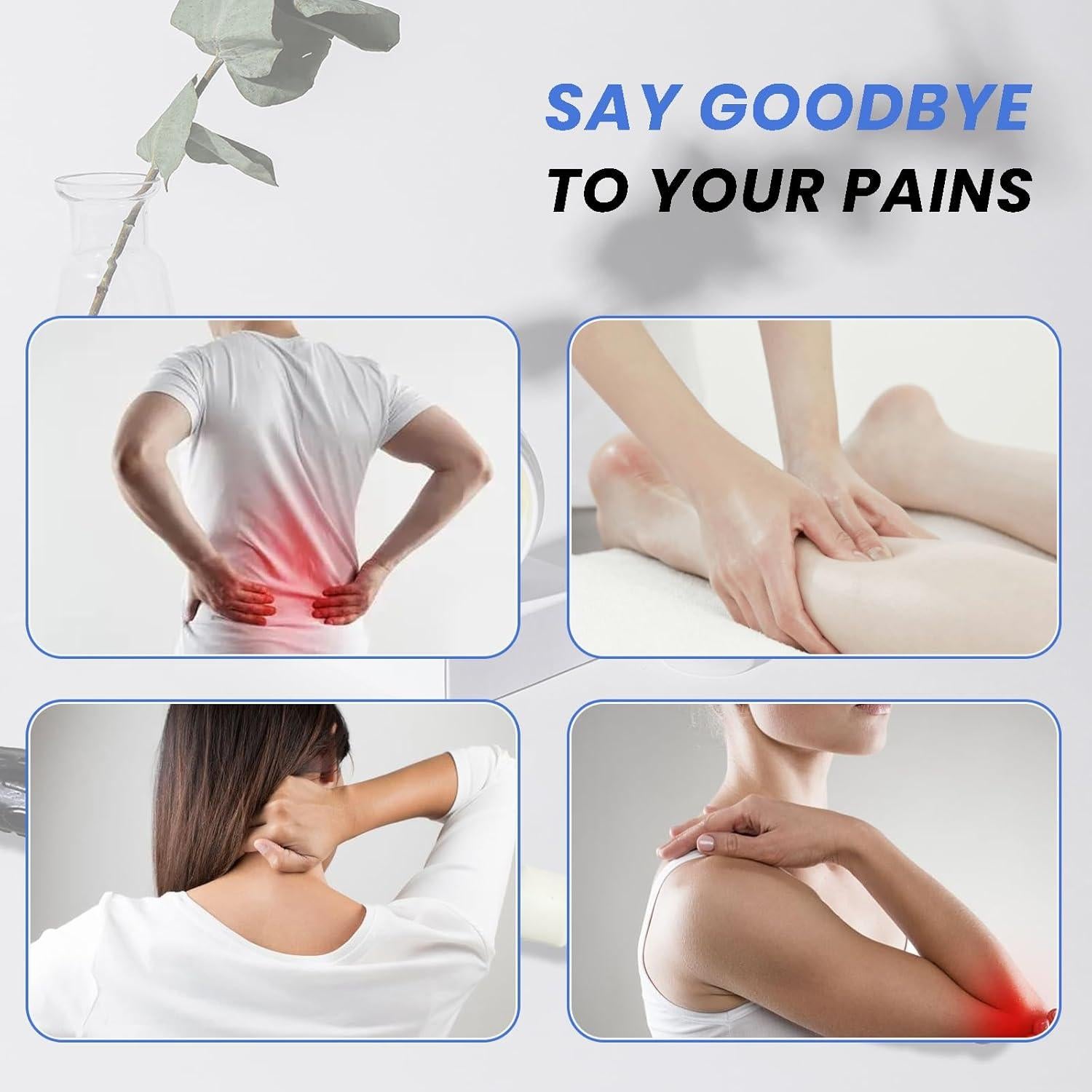 Rodillo de Masaje Ctwctr para Drenaje Linfático y Alivio