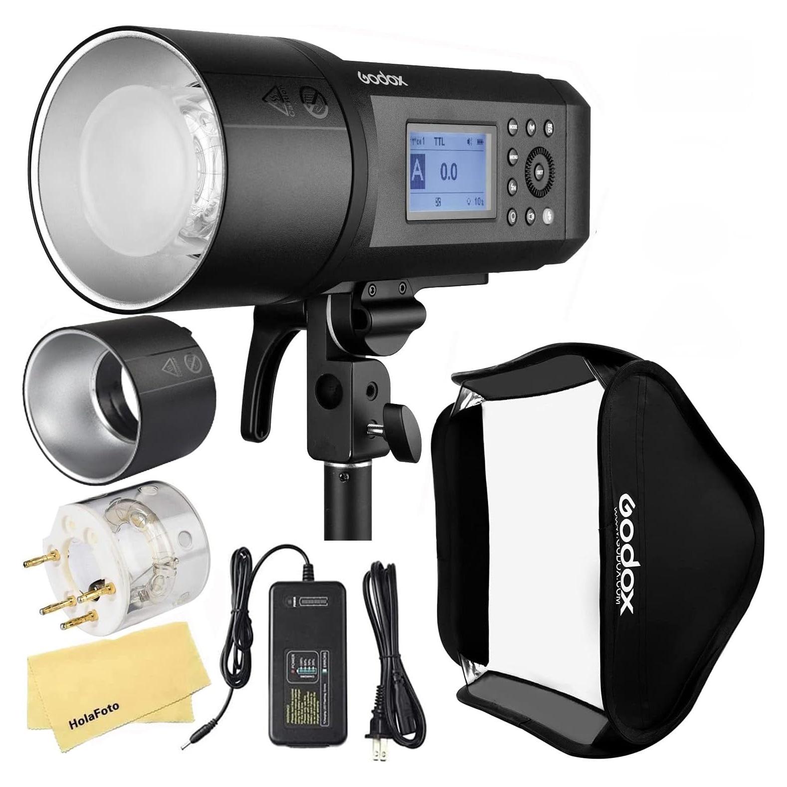 Flash Godox AD600 Pro 600Ws TTL con Softbox 80cm y Reflector