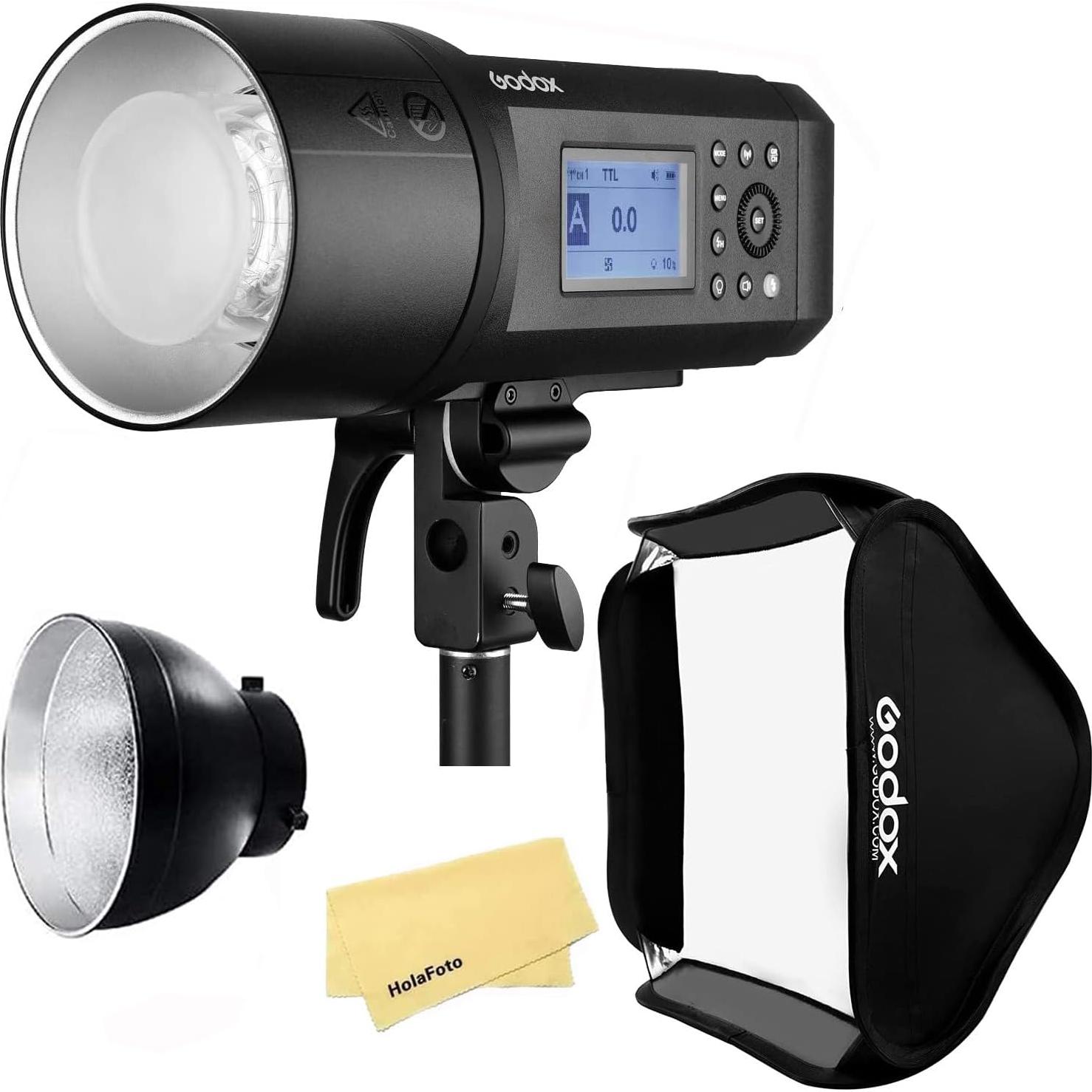 Flash Godox AD600 Pro 600Ws TTL con Softbox 80cm y Reflector