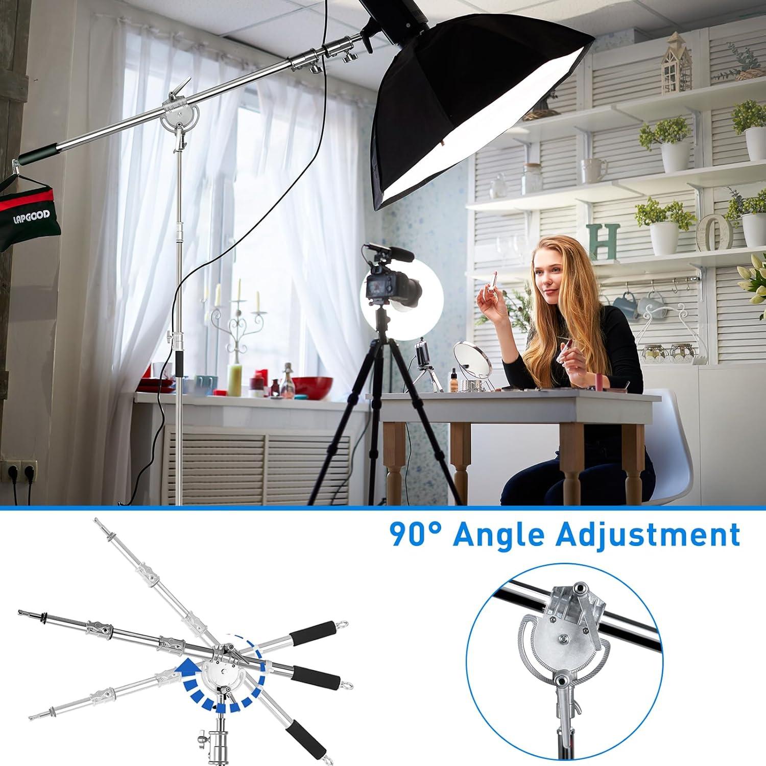 Soporte C con Brazo Giratorio Lapgood 330cm Alta Resistencia