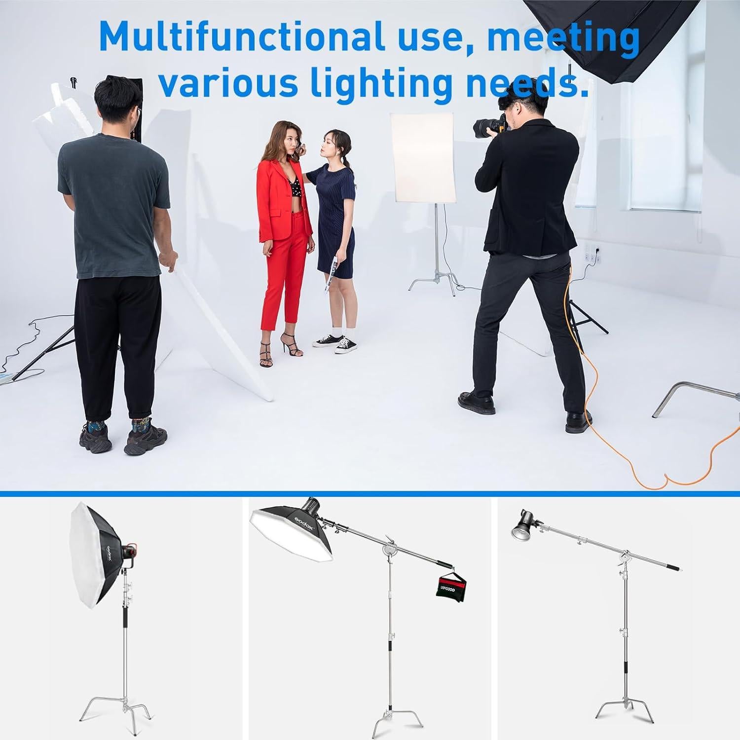 Soporte C con Brazo Giratorio Lapgood 330cm Alta Resistencia