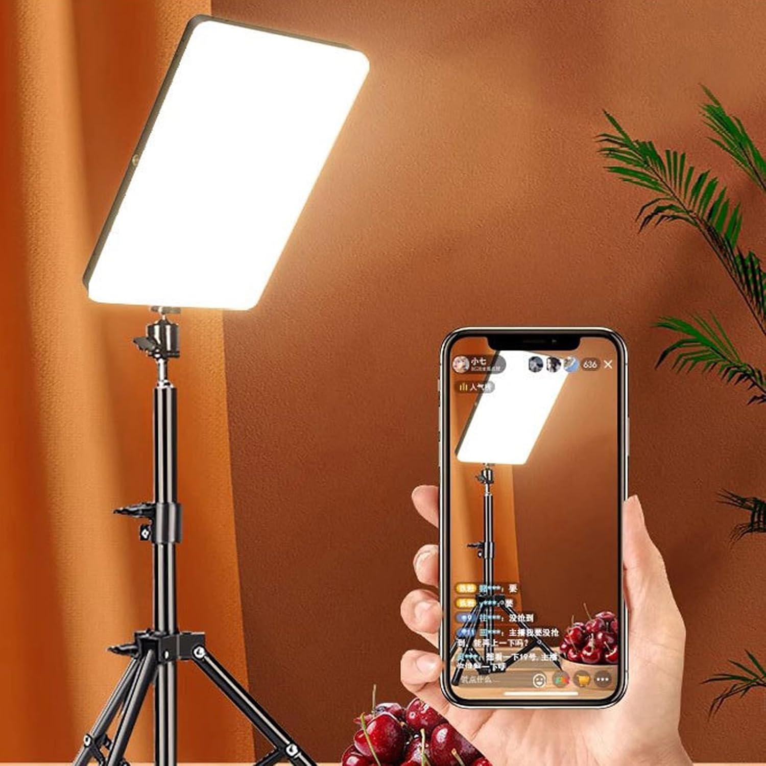 LED Photography Video Light Panel Kits Tripods Stand RGBs for Live Streaming and Shootings