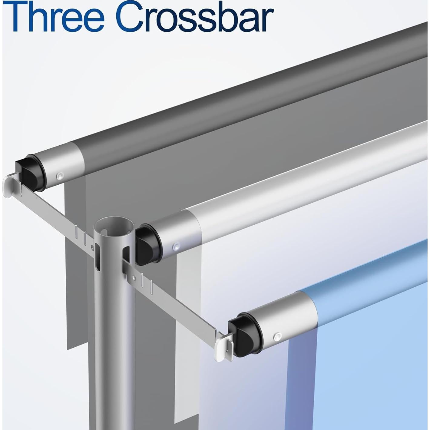 Soporte de Fondo Ajustable Qoolfoto 3 Barras 3.05m x 3.05m