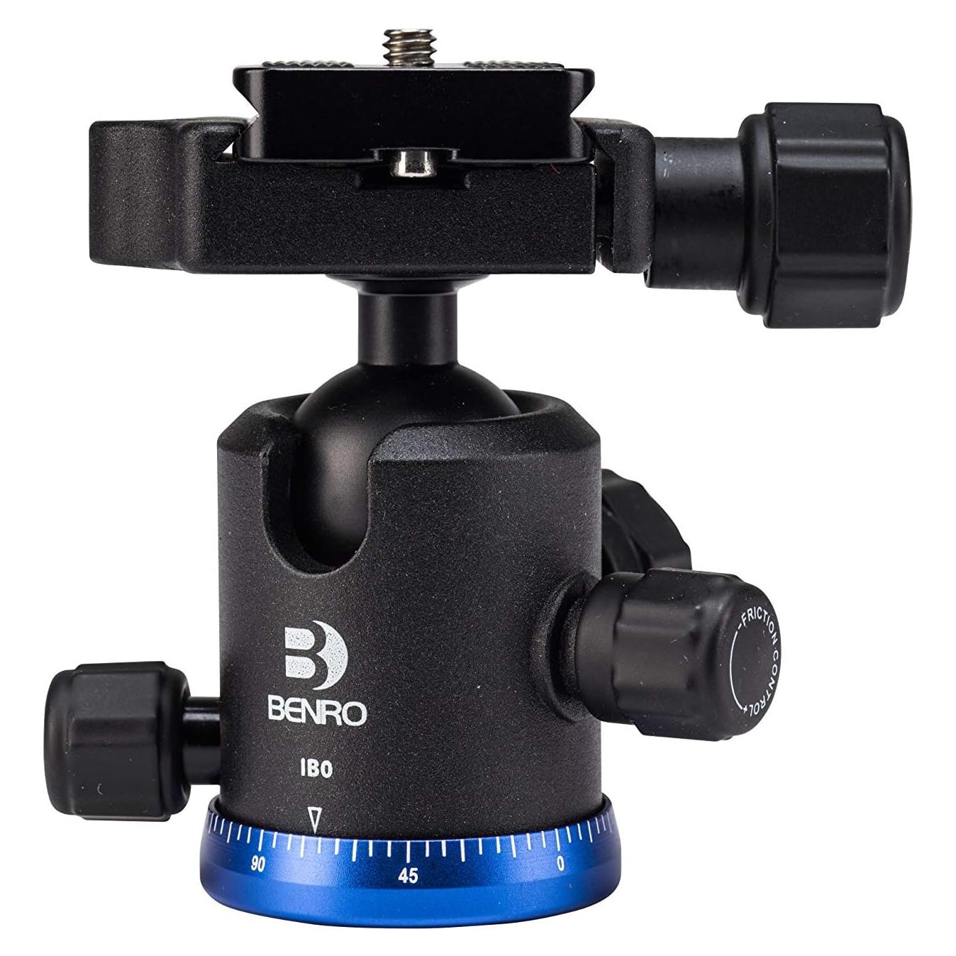 Cabezal de bola triple Benro IB0 con placa rápida PU50, 6kg