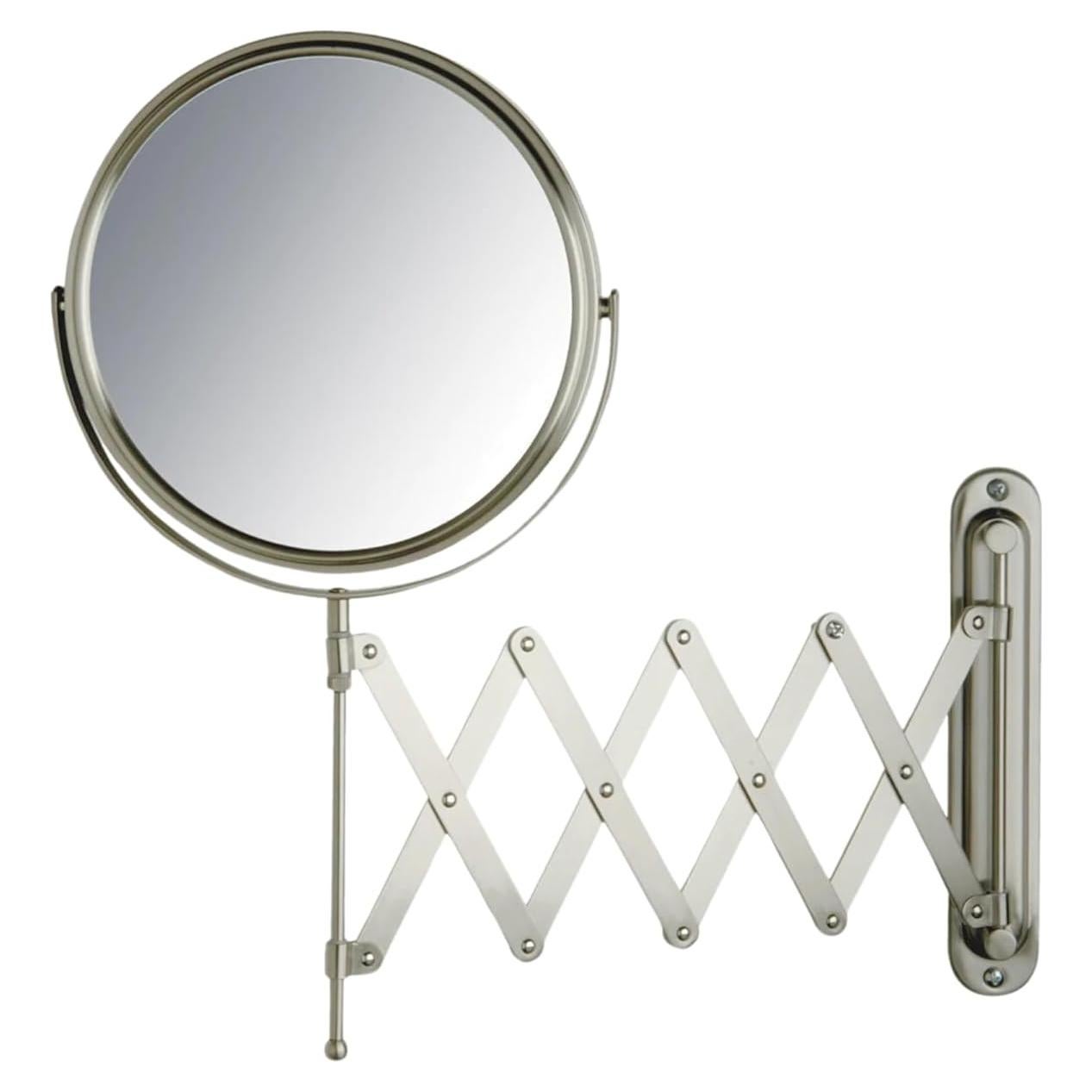 Espejo de Maquillaje JERDON 20 cm 1X/7X Montaje en Pared