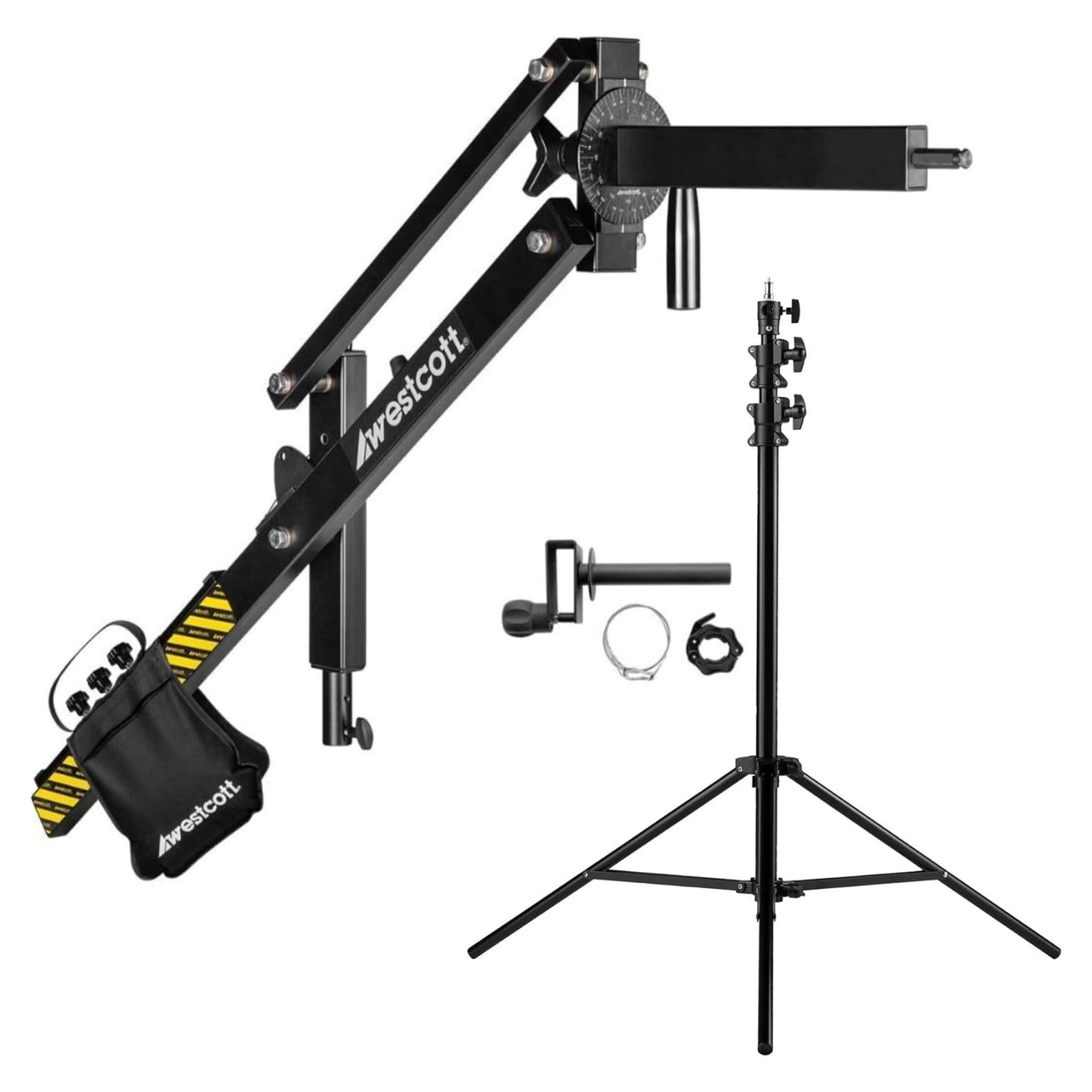 Brazo de Boom Fácil Westcott 2.44m con Soporte de Luz Pesado