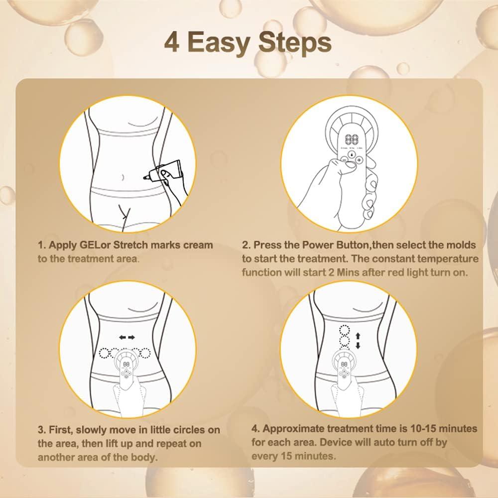 Masajeador Cenxigo para eliminar estrías y celulitis 19.5x9.9cm