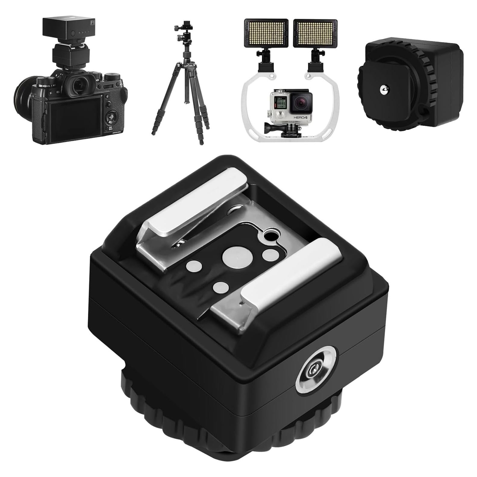 Adaptador de Zapata Caliente Medalight JJC01 con Puerto PC