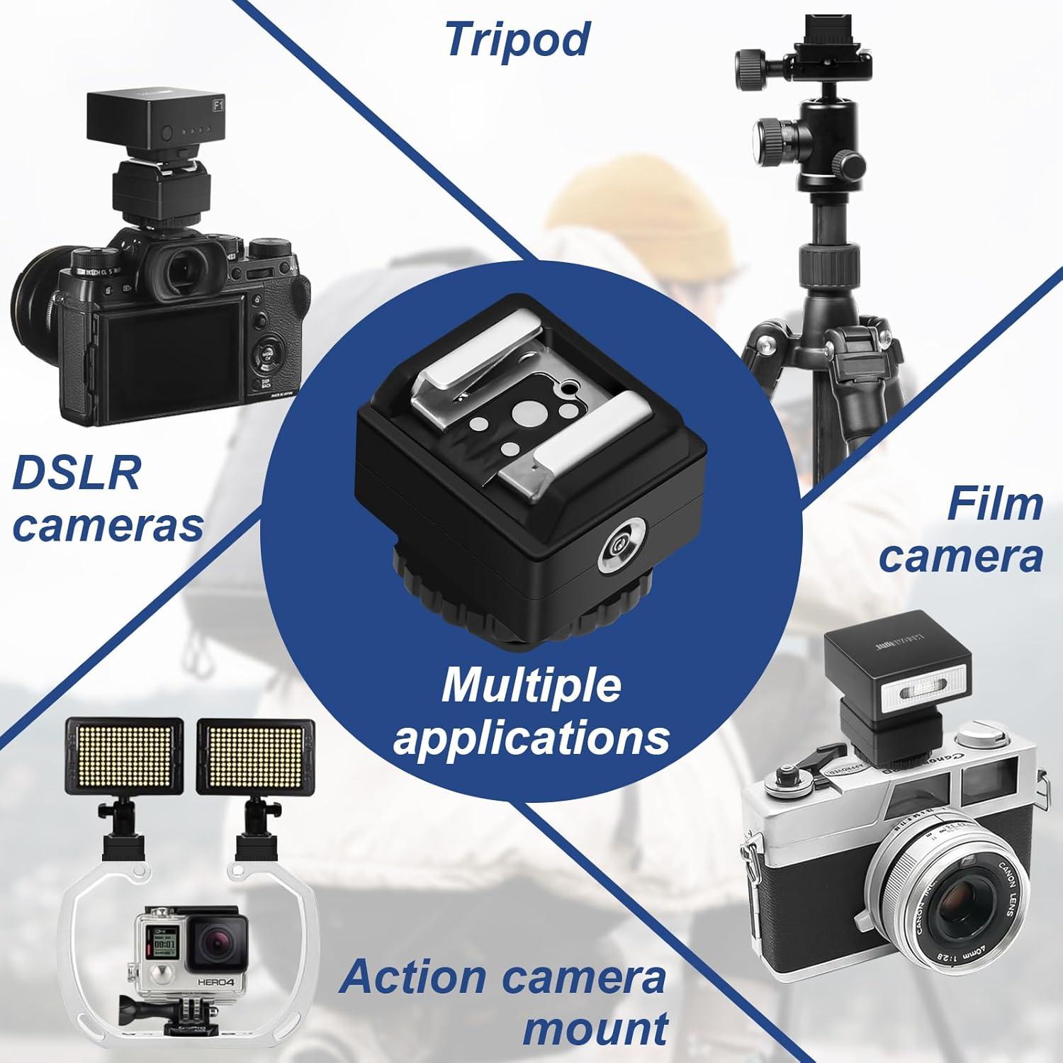 Adaptador de Zapata Caliente Medalight JJC01 con Puerto PC