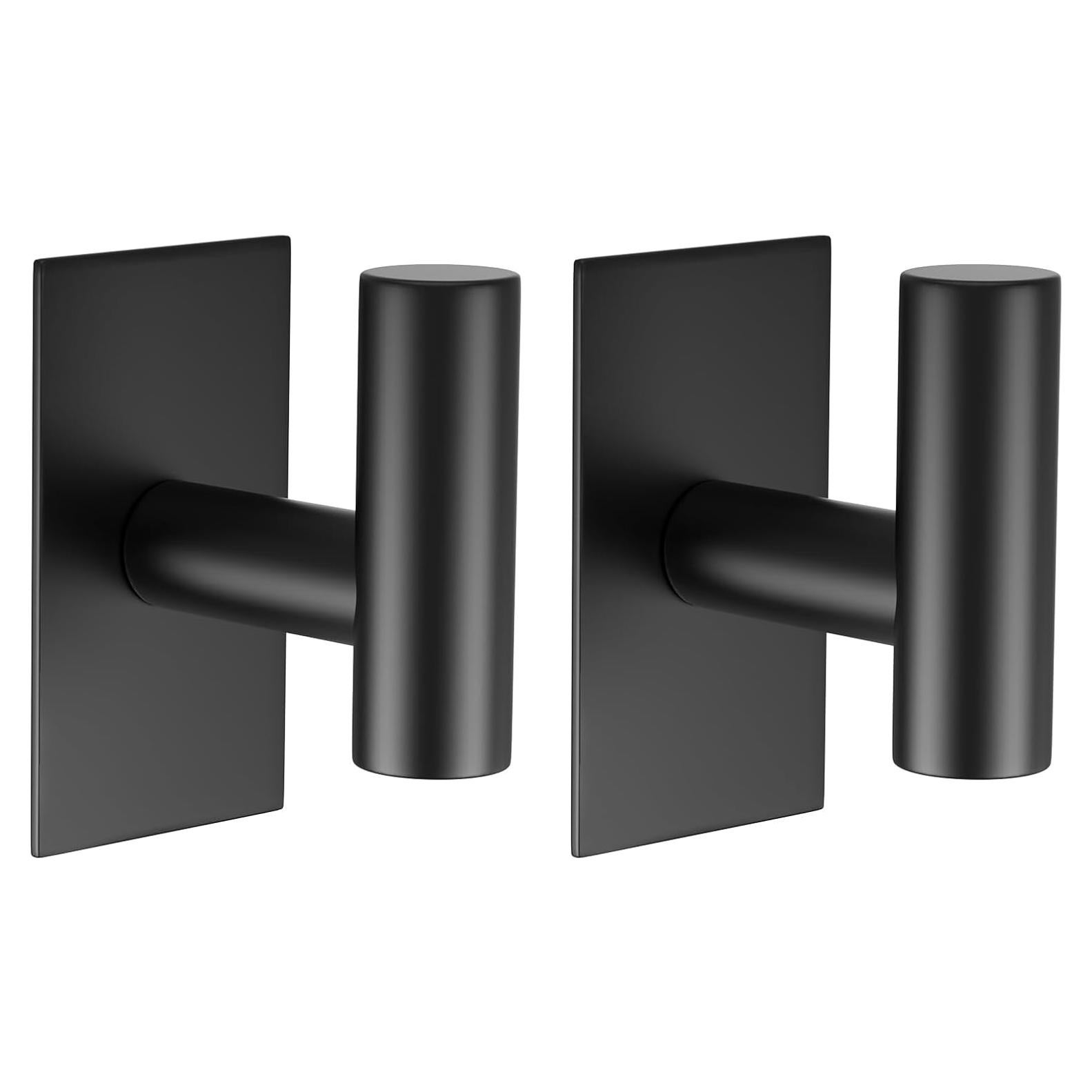 Ganchos Adhesivos VAEHOLD para Toallas, 2 Piezas, Negro