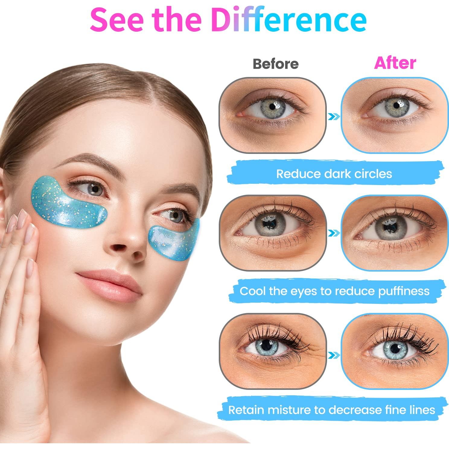 Parches para Ojos Onespring - 24 Pares de Gel Hidratante