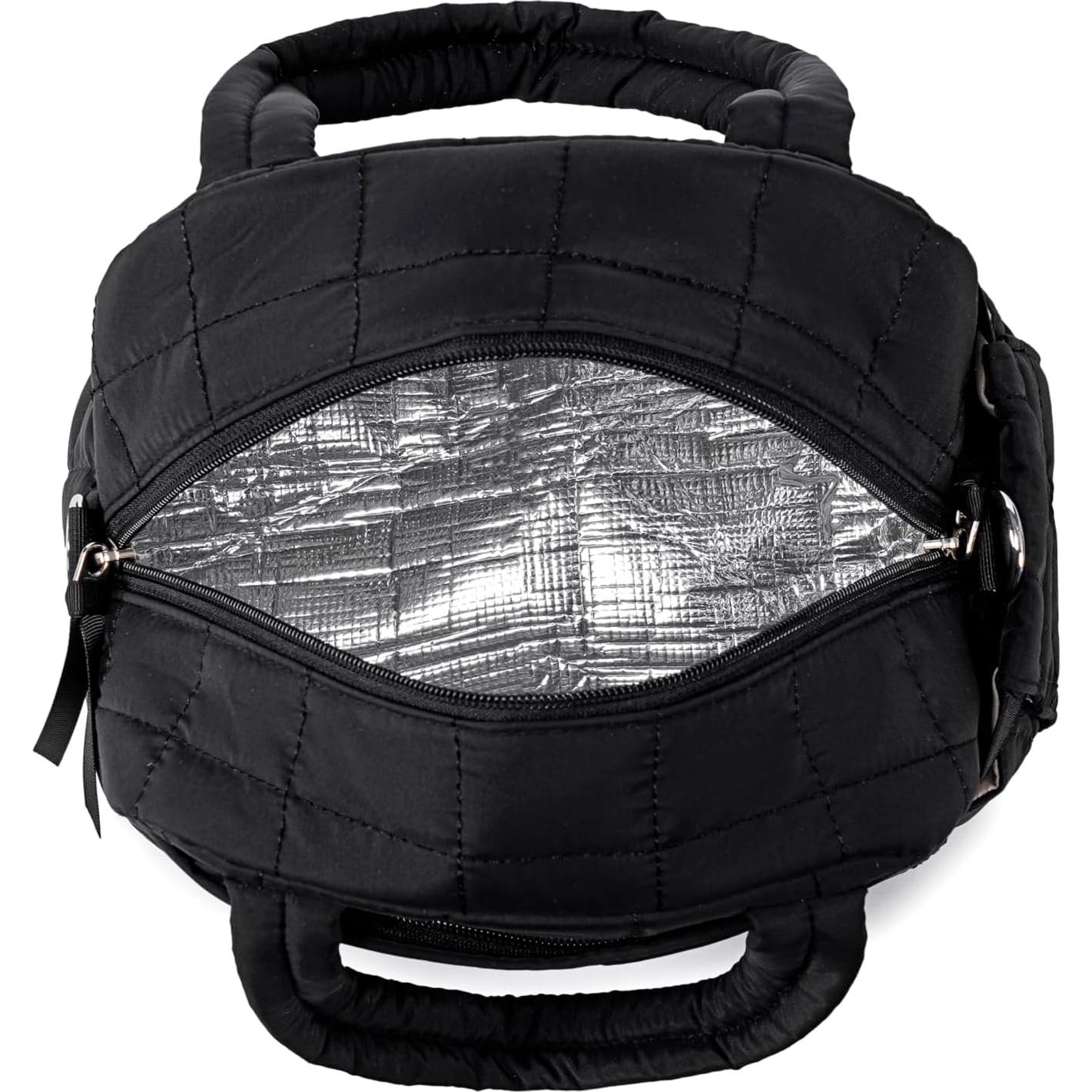 Bolsa de Almuerzo Aislada BTOOP Negra con Correa Ajustable