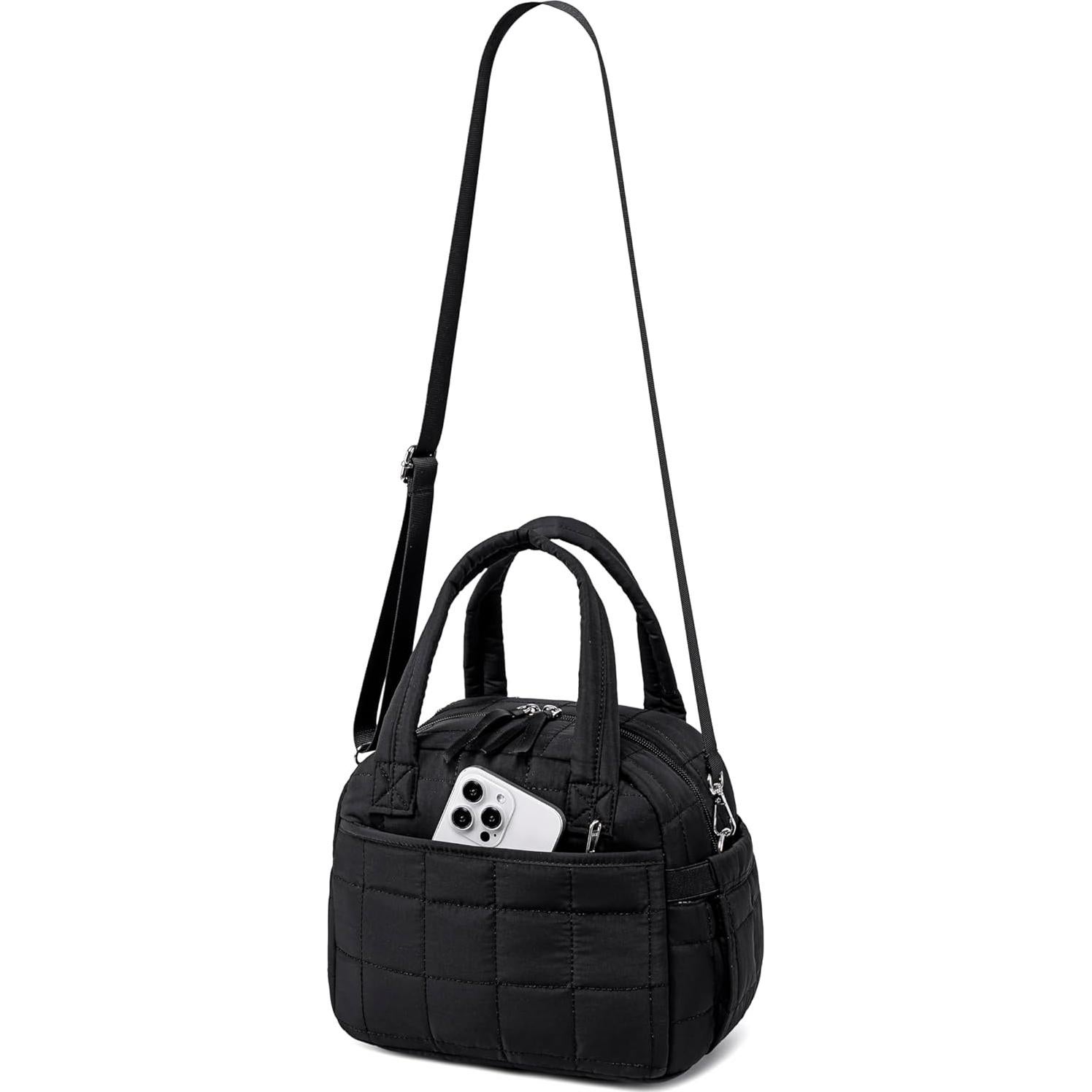 Bolsa de Almuerzo Aislada BTOOP Negra con Correa Ajustable