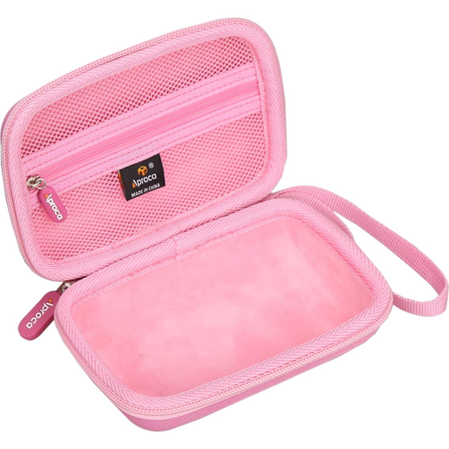 Funda de Viaje Dura Rosa Aproca para NiiMbot D11 y Accesorios