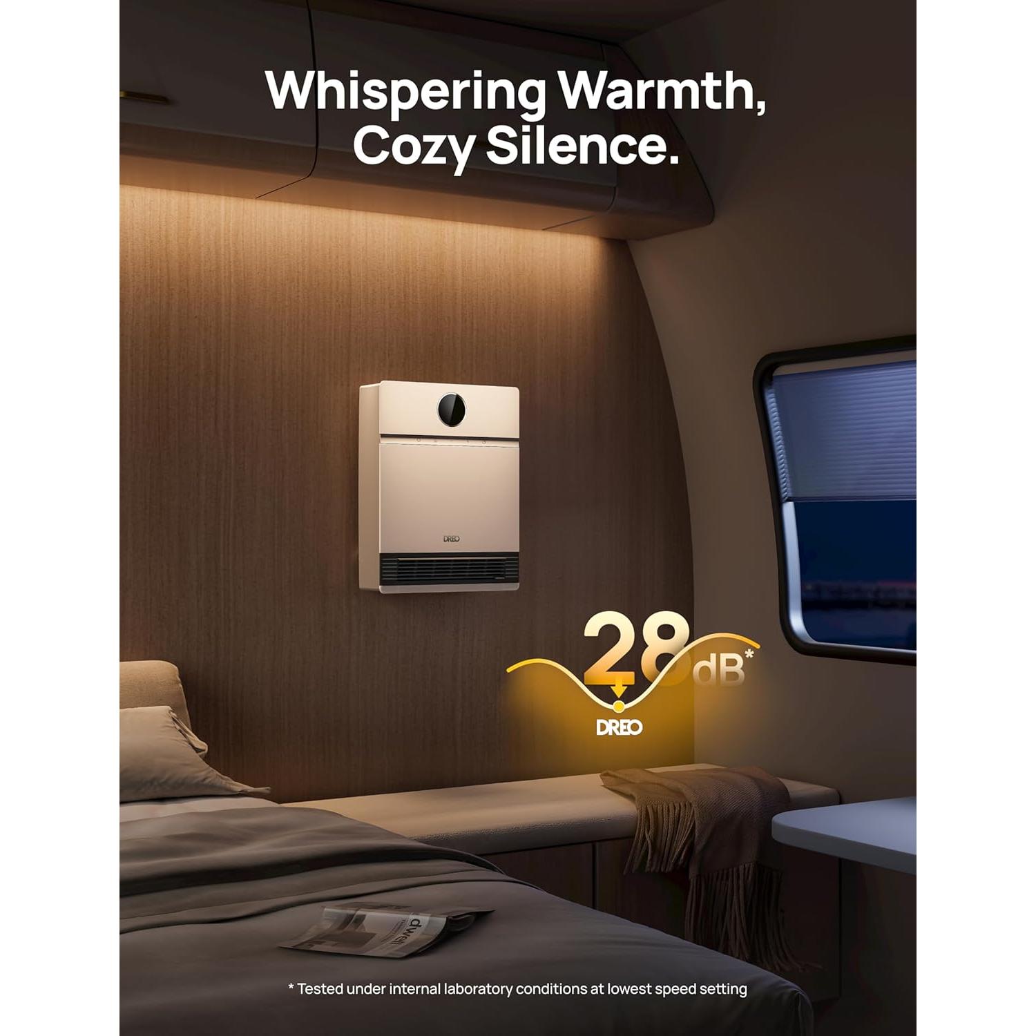 Calentador de Pared Dreo DR-HSH017 Eléctrico 1500W IP24